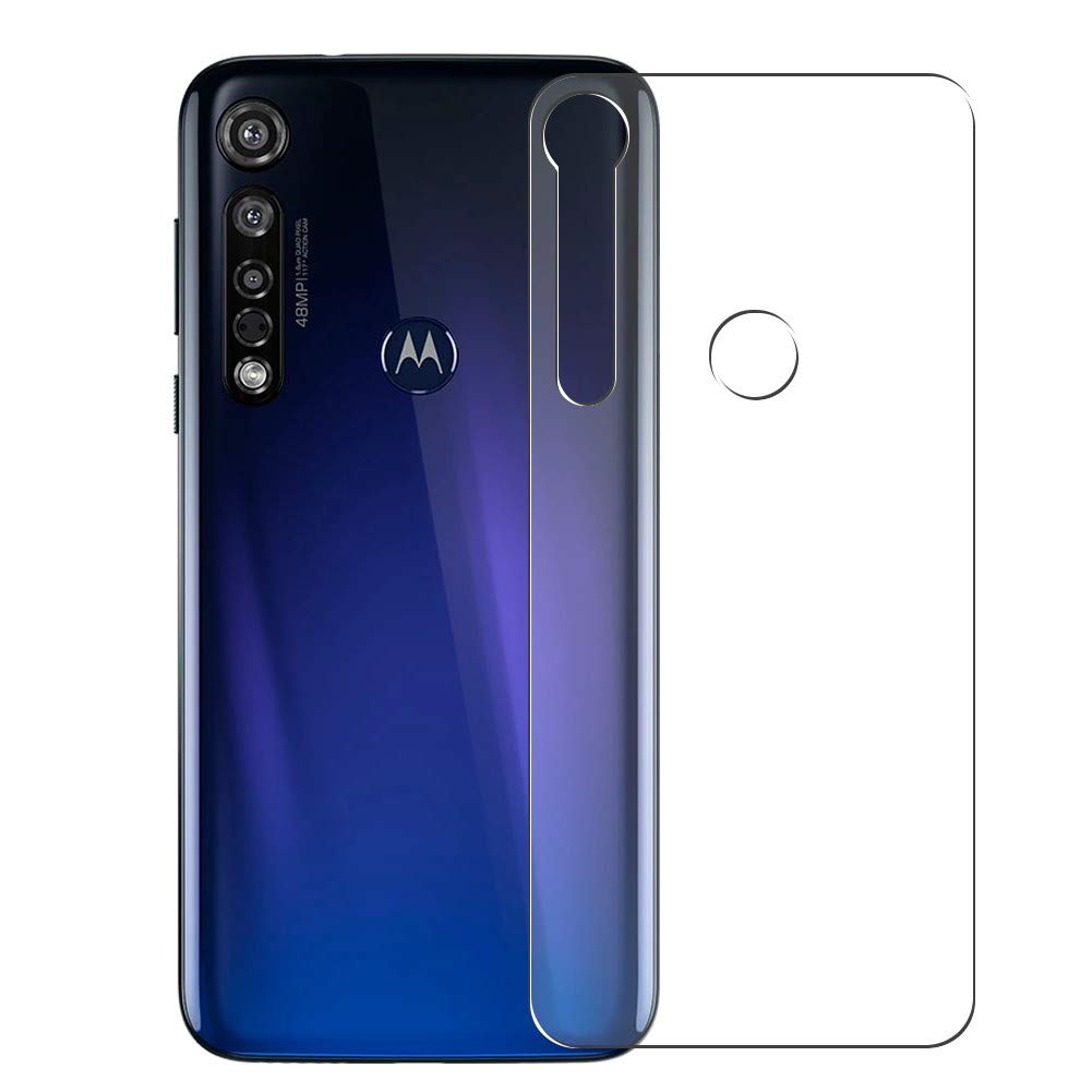 2 Pack TPU Back Screen Protector Film for Motorola Moto G8 Plus - Flexible Soft Guard Cover (Not Tempered Glass) - Transparent Protective Film for Daily Use & Scratch Prevention