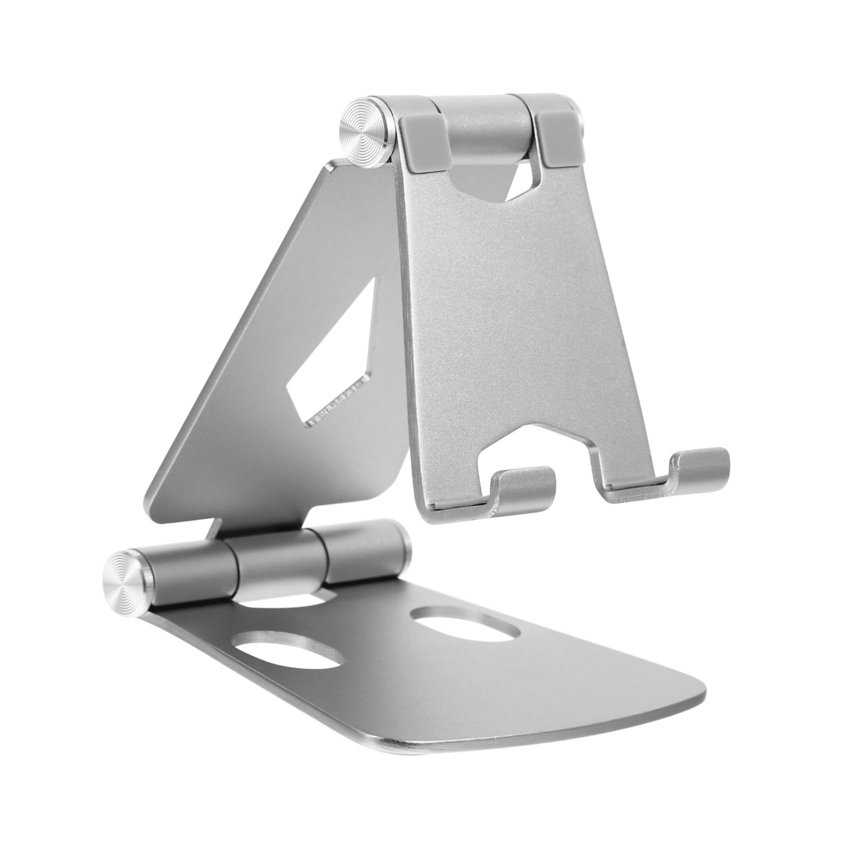 Homoyoyo Folding Phone Stand - Adjustable Aluminum Alloy Mobile Phone Holder & Tablet Stand for Desk, Office, Home, Bedroom - Perfect for Video Calls, Watching Movies, and Hands-Free Browsing