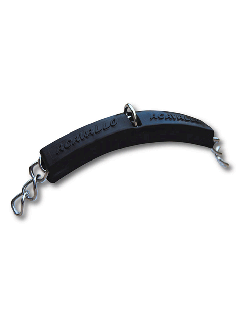 Acavallo Gel Curb Chain Guard - Horse Riding Leg Protection for Jumping & Dressage - Comfortable Gel Padding for Equestrian Sports & Training