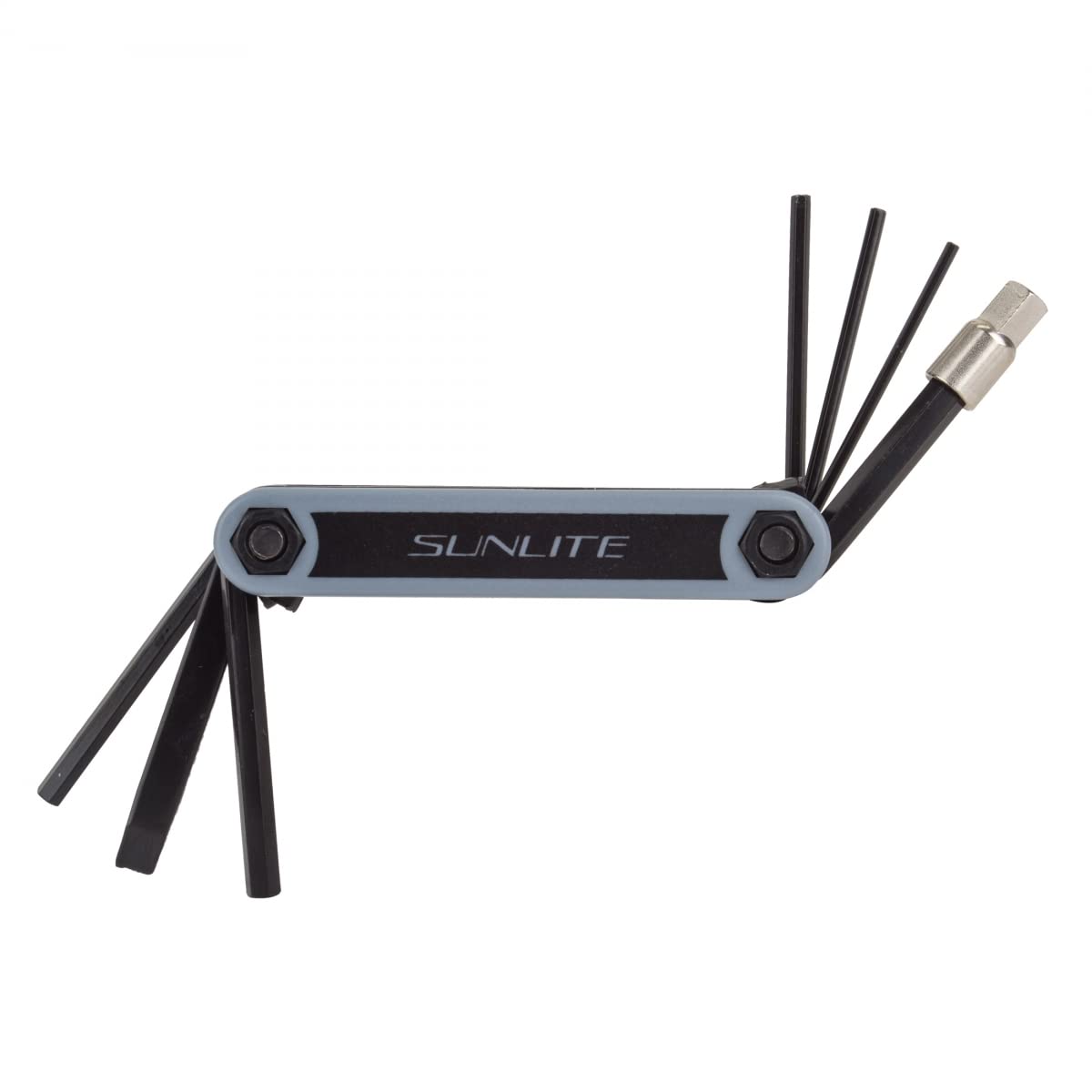 Sunlite OMT-9 Multi Tool - 9-in-1 Stainless Steel Camping & Survival Gear for Hiking, Hunting, Outdoor Adventures & Emergency Preparedness