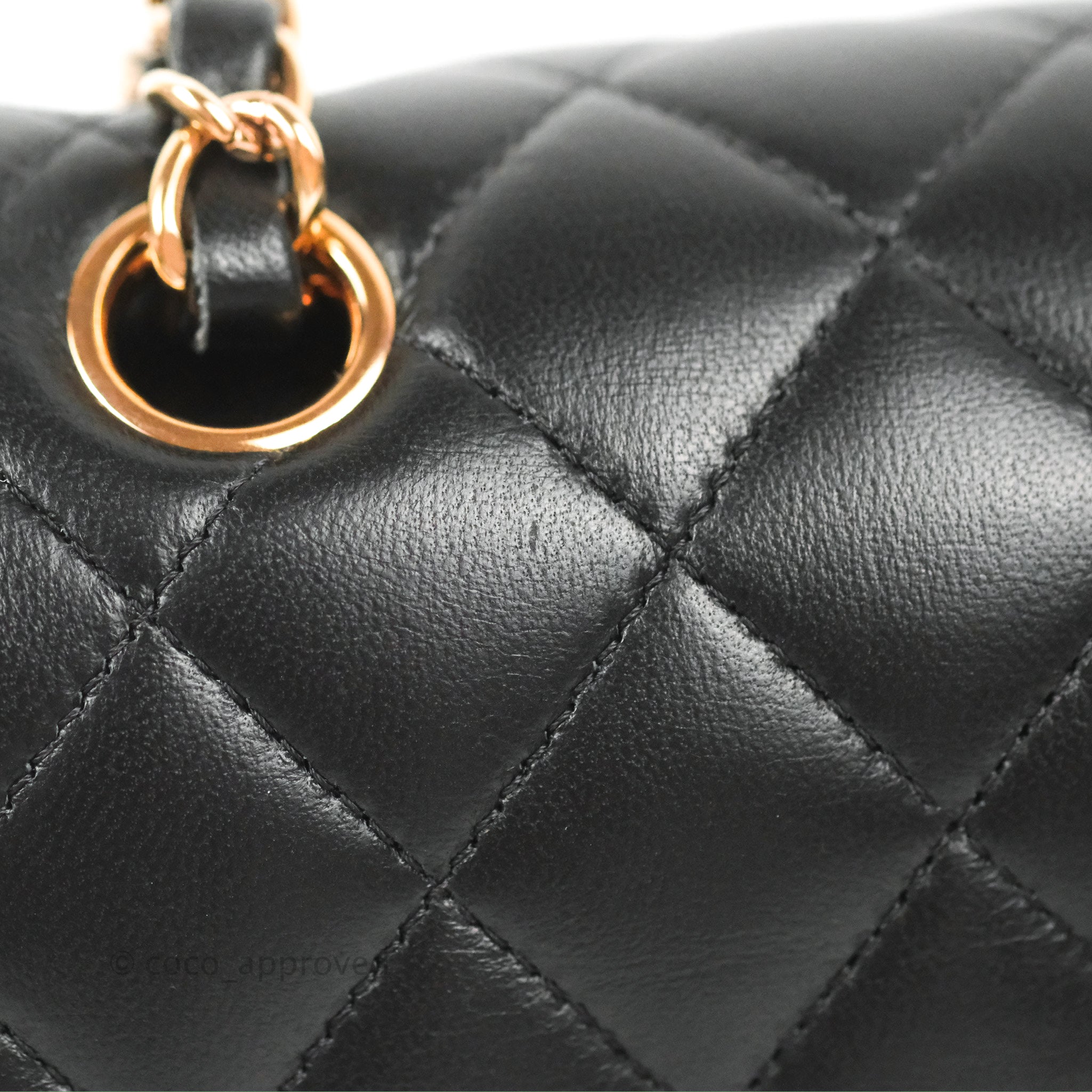 Chanel Classic Medium Flap Bag - Black Lambskin Leather with Rose Gold Hardware | Luxury Designer Handbag for Women | Perfect for Evening Events, Date Nights & Special Occasions