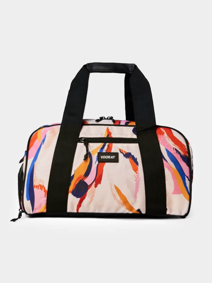 Vooray Burner Gym Duffel Bag - Water-Resistant Sports Duffel with Shoe Compartment & Wet Pocket - Perfect for Gym, Travel & Workout Essentials