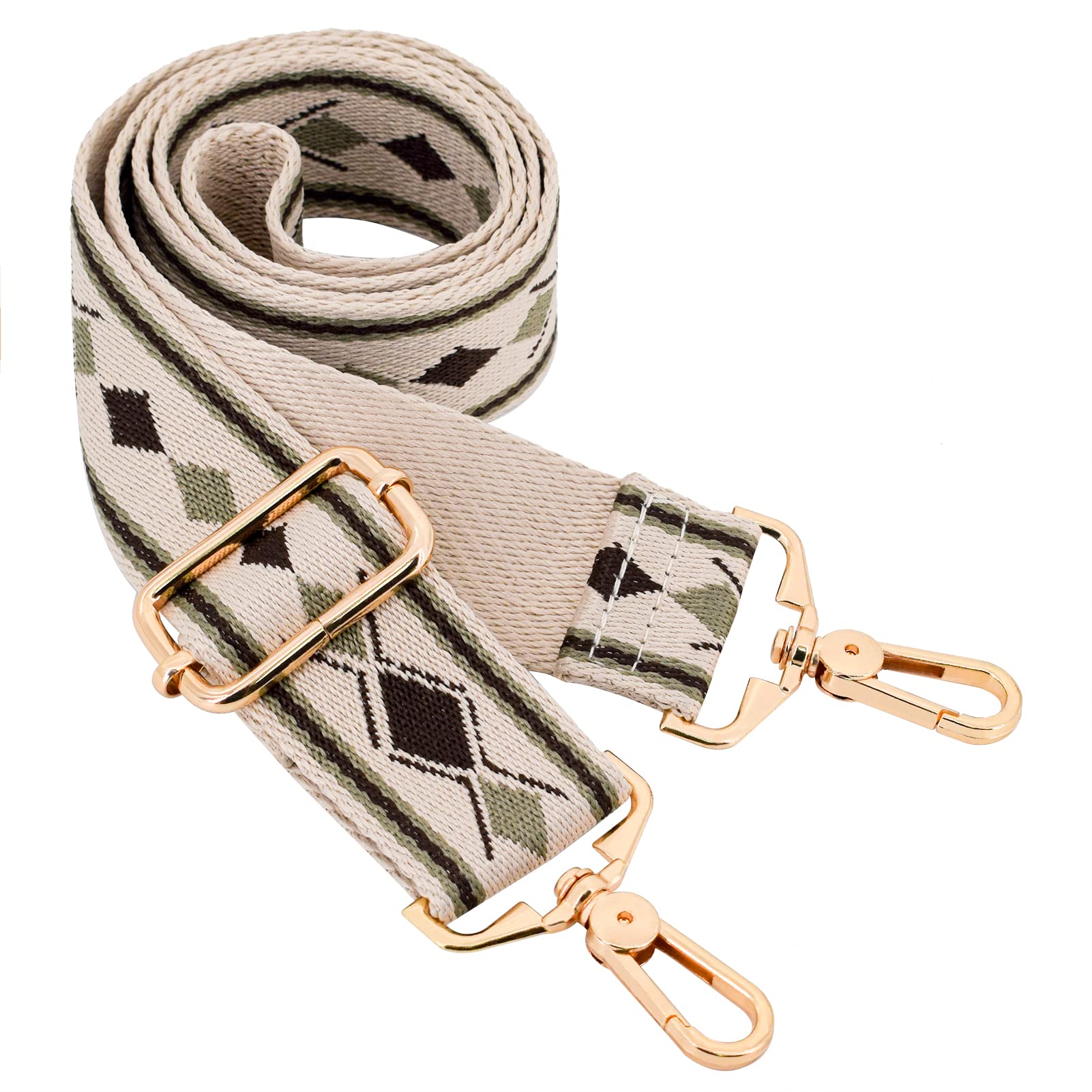 Metal Swivel Hook Replacement Shoulder Strap - Adjustable Crossbody Bag Strap for Purses, Luggage & Guitars | Durable Fashion Accessory for Women, Travel & Music Performances