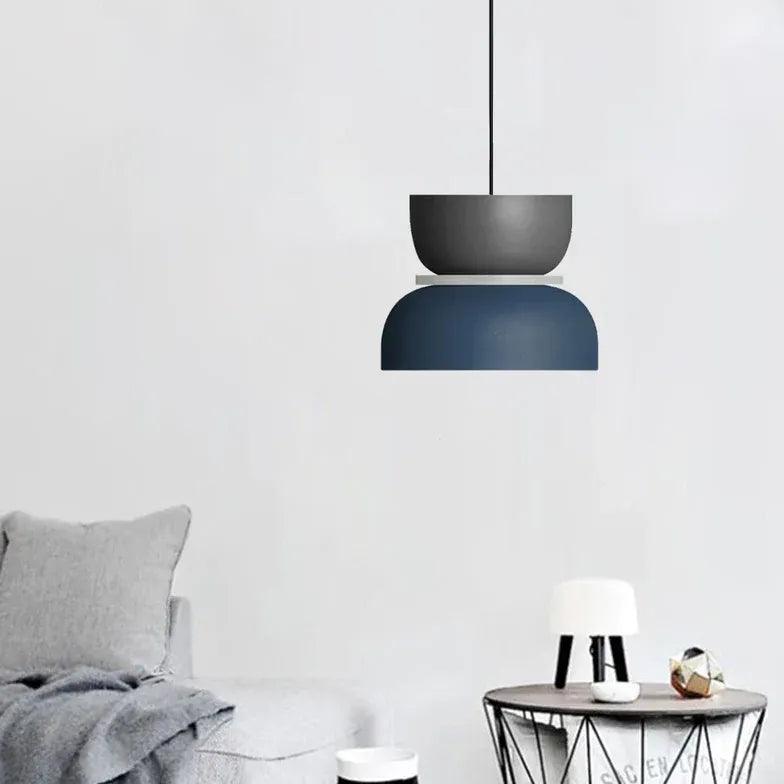 Modern Stacked Shape Pendant Light for Dining Room - Elegant Ceiling Lighting Fixture for Kitchen Island, Breakfast Nook & Contemporary Home Decor