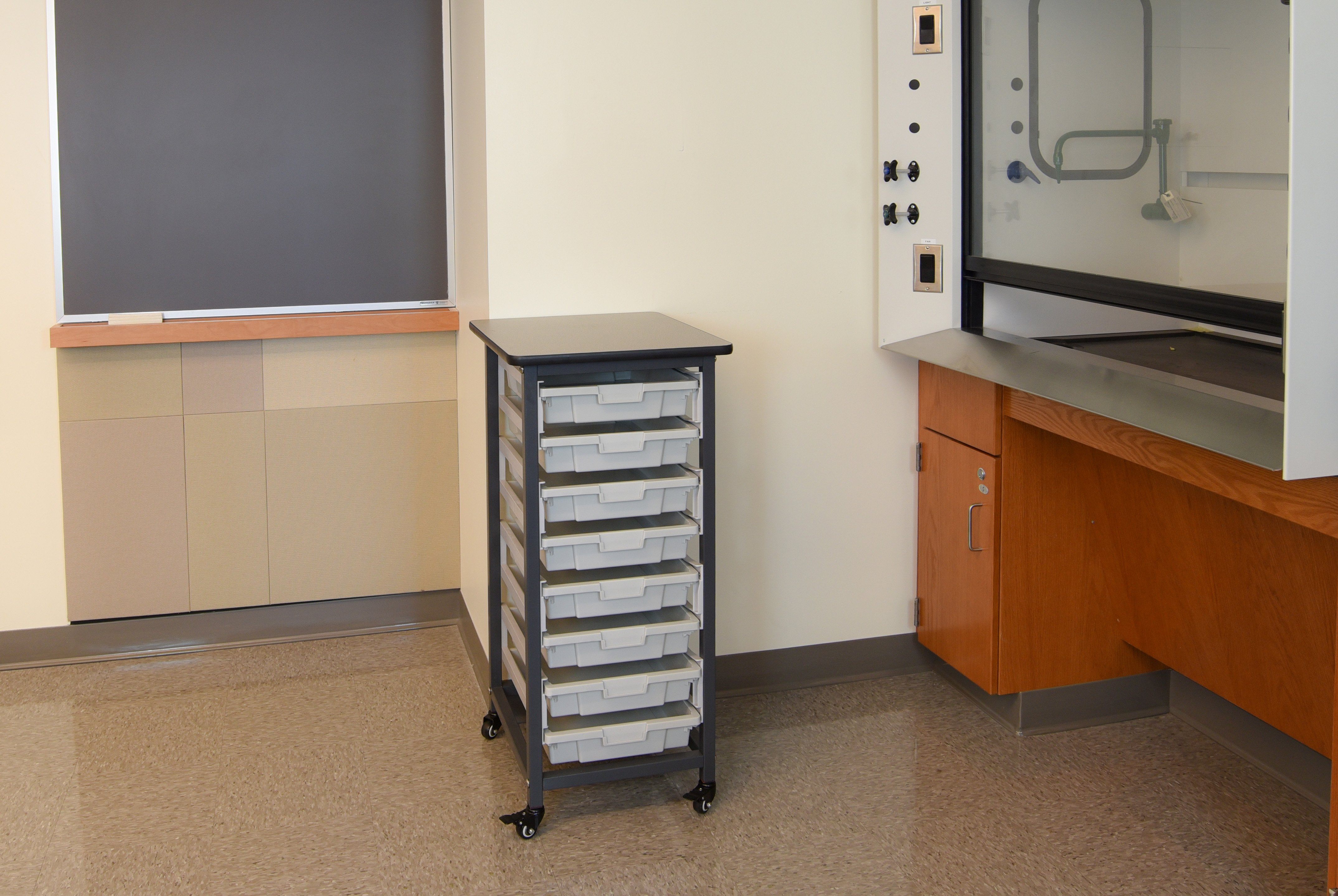 Luxor MBS SR 8S Mobile Bin System - Single Row Storage Solution for Warehouse Organization & Industrial Shelving