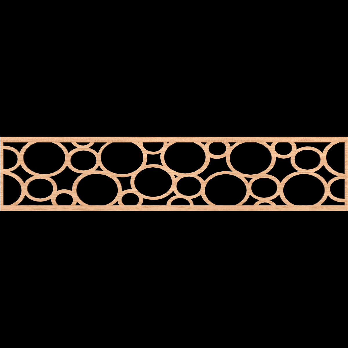 Hemingway Fretwork Moulding - Decorative Wood Trim for Home & Furniture - Perfect for DIY Projects, Wall Paneling, and Cabinet Accents