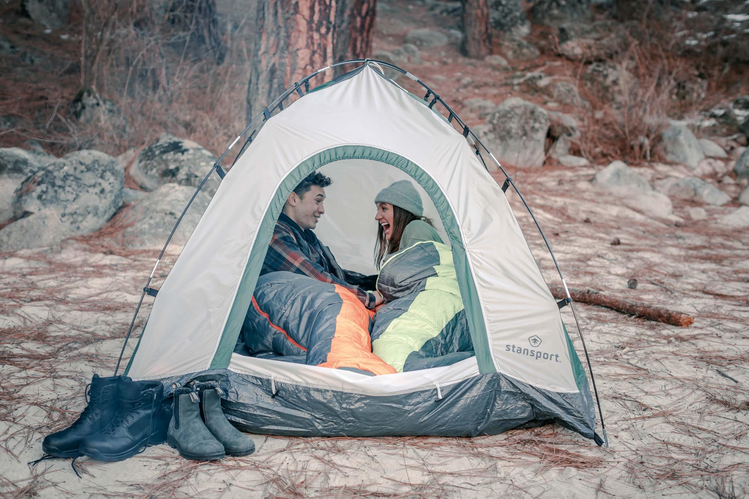 Stansport 2-Person Camping Tent for Hiking & Backpacking