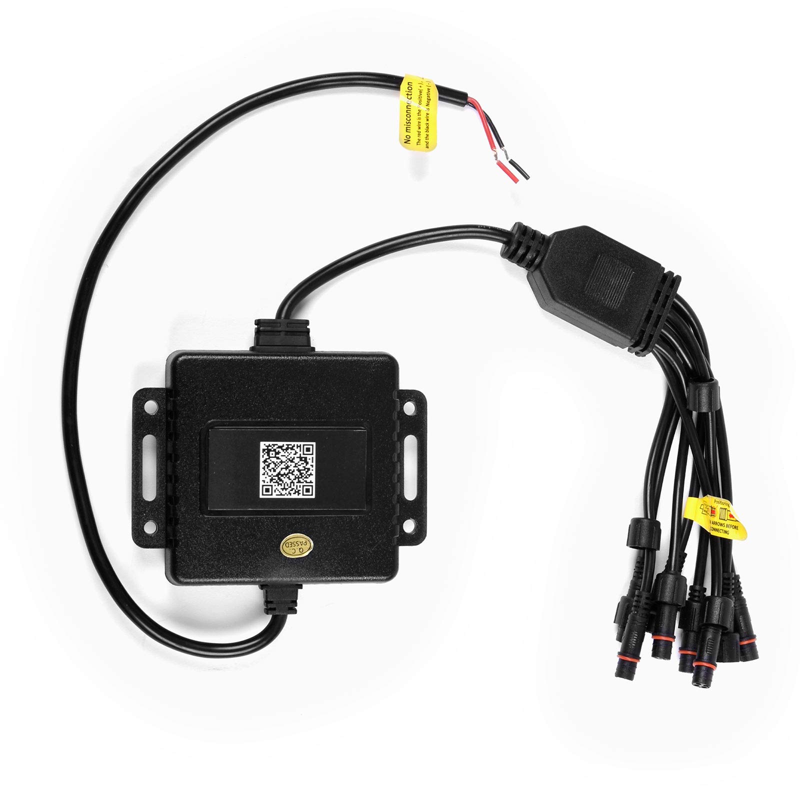 Bluetooth LED Neon Rock Lights - 8 Pods RGB Multicolor 500 Lumens with Timing & Music Sync, IP67 Waterproof Aluminum Housing for ATV, UTV, Motorcycle, Truck, Boat Lighting - Perfect for Off-Road Adventures, Night Rides & Vehicle Customization