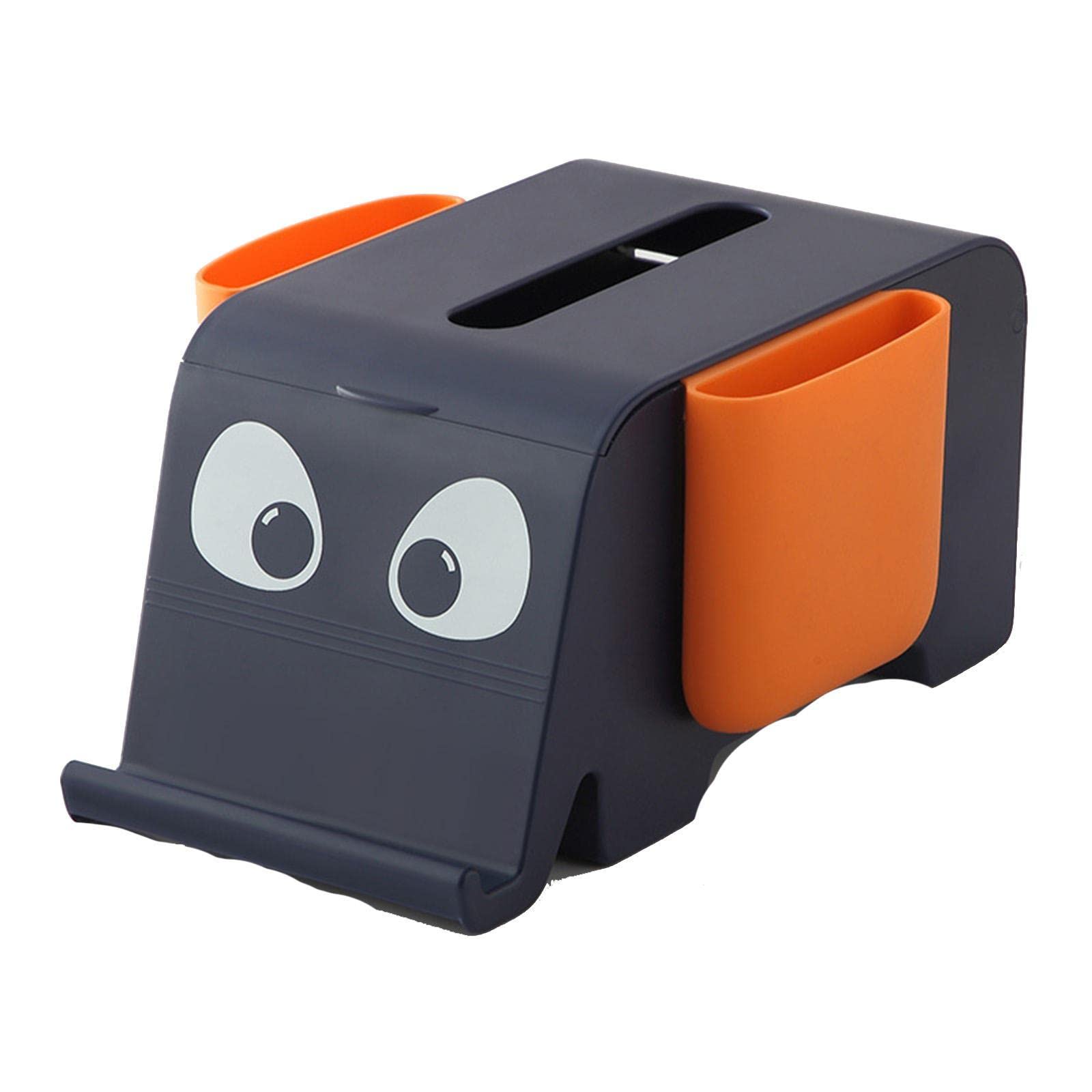 XKUN Elephant Tissue Box Dispenser - Creative Multifunctional Remote Control Storage for Living Room, Dining Table, Coffee Table | Cute Home Decor in Purplish Blue | Perfect for Gift Giving & Organizing Tissues