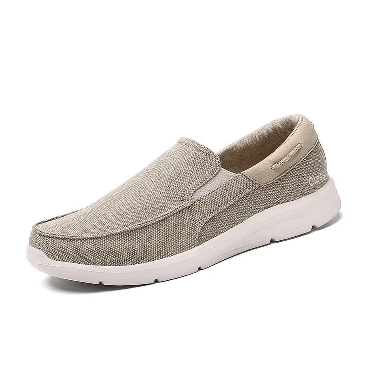 Men's Slip-On Loafers - Lightweight Comfortable Non-Slip Boat Shoes for Walking & Outdoor Casual Wear | Perfect for Travel, Office & Everyday Use