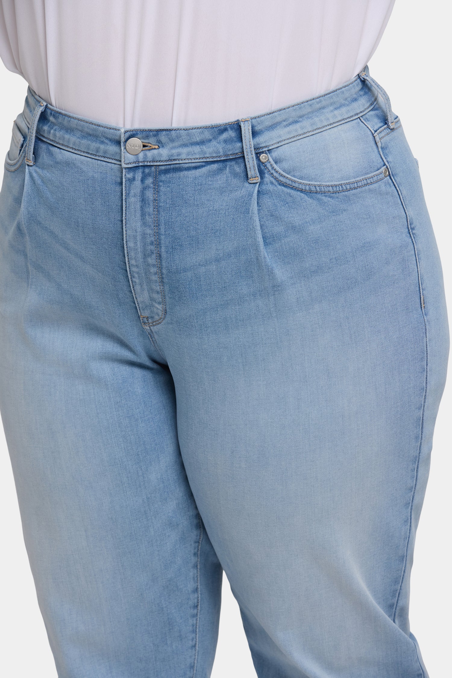 Plus Size Balloon Ankle Jeans for Women - Santiago Sea Wash Denim | Casual Wear, Street Style & Everyday Comfort