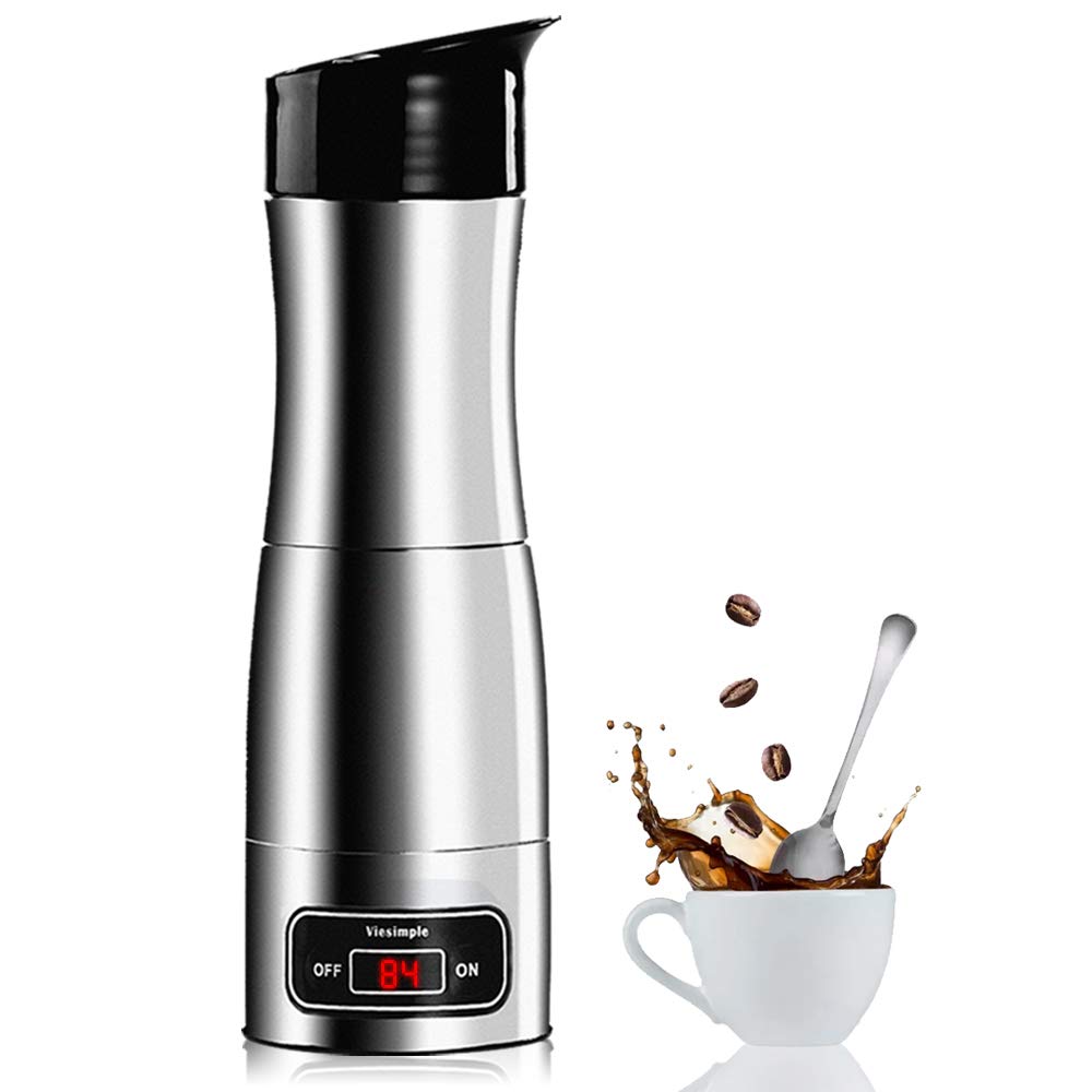 Viesimple Portable Electric Espresso Machine - All-in-One Travel Coffee Maker with Mug for Camping, Office & Outdoor Use | Perfect for Home, Travel & Gifts