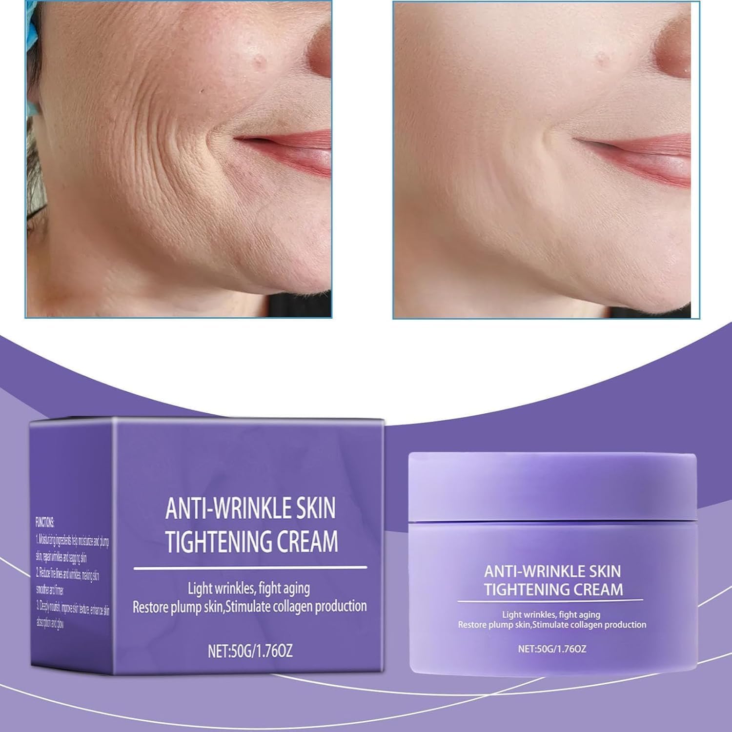 Overnight Toning Whip - Firming Body Cream for Loose Skin & Anti-Wrinkle Tightening Gel | Skin Tightening Serum for Arms, Legs & Stomach | Perfect for Post-Pregnancy & Weight Loss Body Care