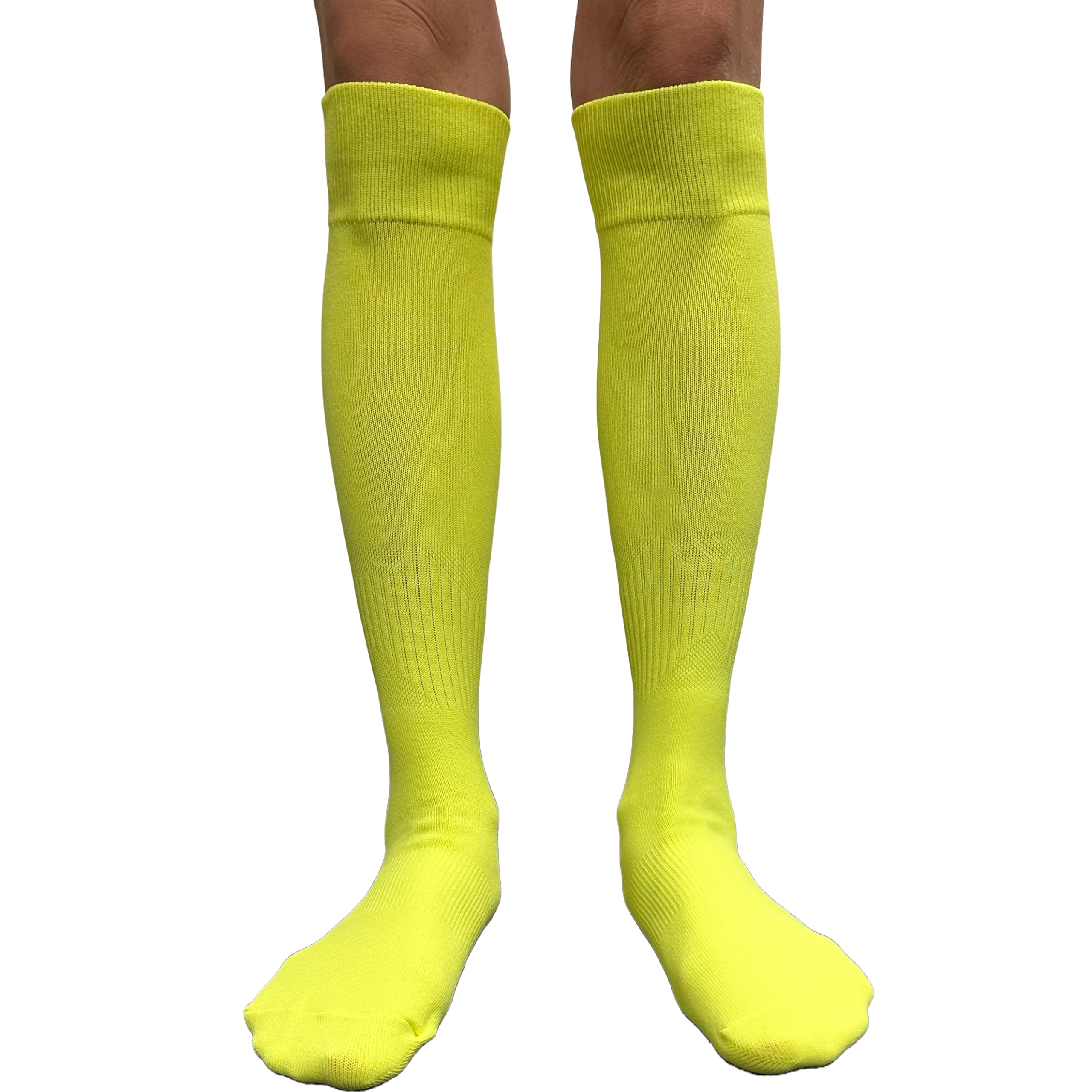 Affordable Polyester Soccer Knee High Socks - Breathable Team Sports Socks for Men & Women - Perfect for Soccer, Football, Running and Gym Workouts