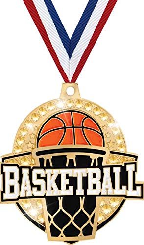 Royal Gold Basketball Medals 2.25