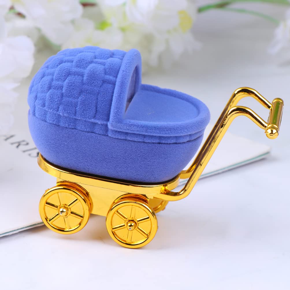 Gadpiparty 2-Piece Baby Stroller Shaped Ring Box Set - Wedding Proposal Ring Holder, Jewelry Gift Box for Valentines Day, Engagement Party Decor & Bridal Shower Accessories | Perfect for Proposals, Wedding Decorations & Romantic Gift Giving