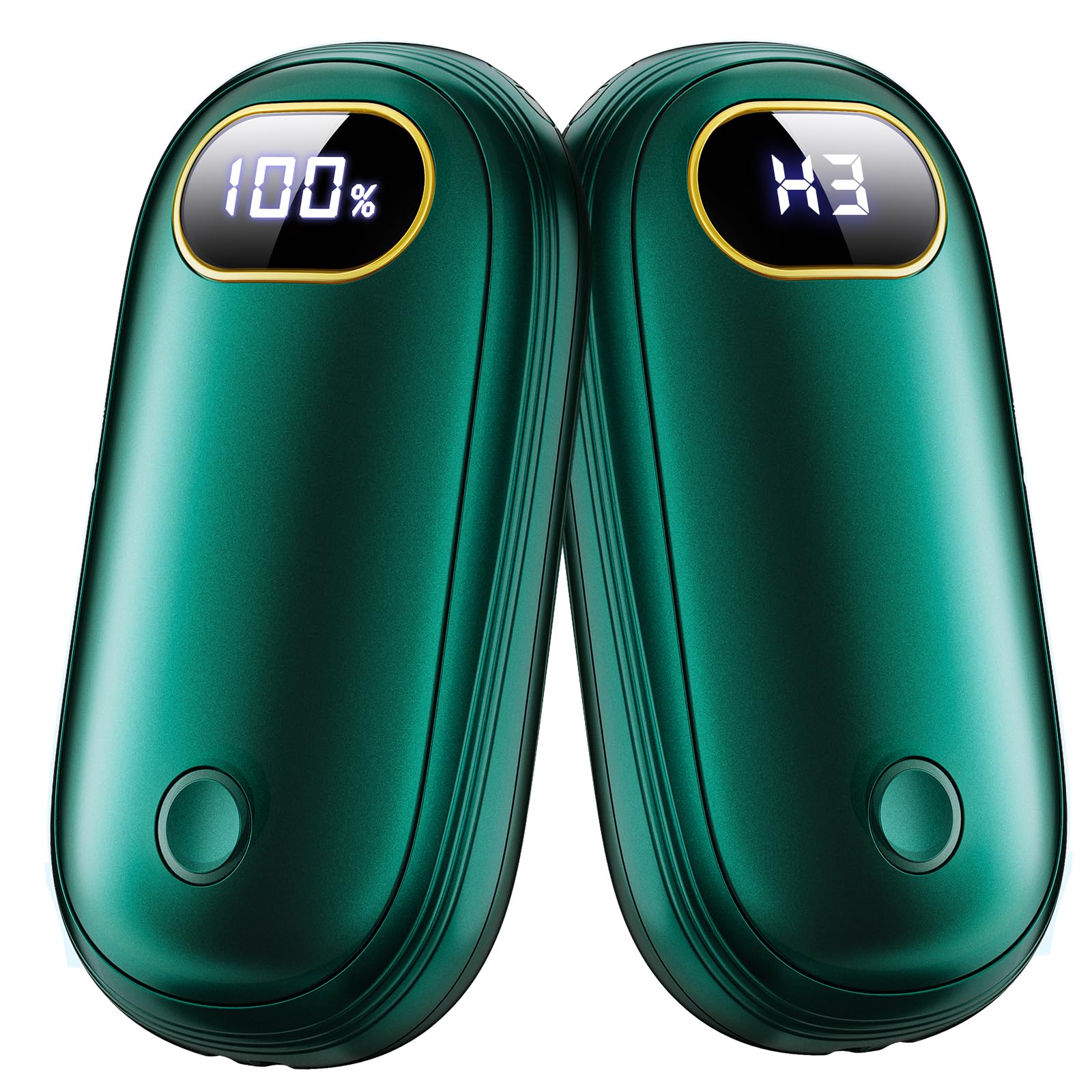 Rechargeable Hand Warmers 7000mAh - USB-C Electric Hand Warmer with 4 Heat Levels (Up to 131°F), 17Hrs Runtime - Portable Heating Pads for Raynaud's, Hunting, Golf, Camping - Perfect Winter Gift for Men & Women - Keep Hands Warm During Outdoor Activities & Cold Weather