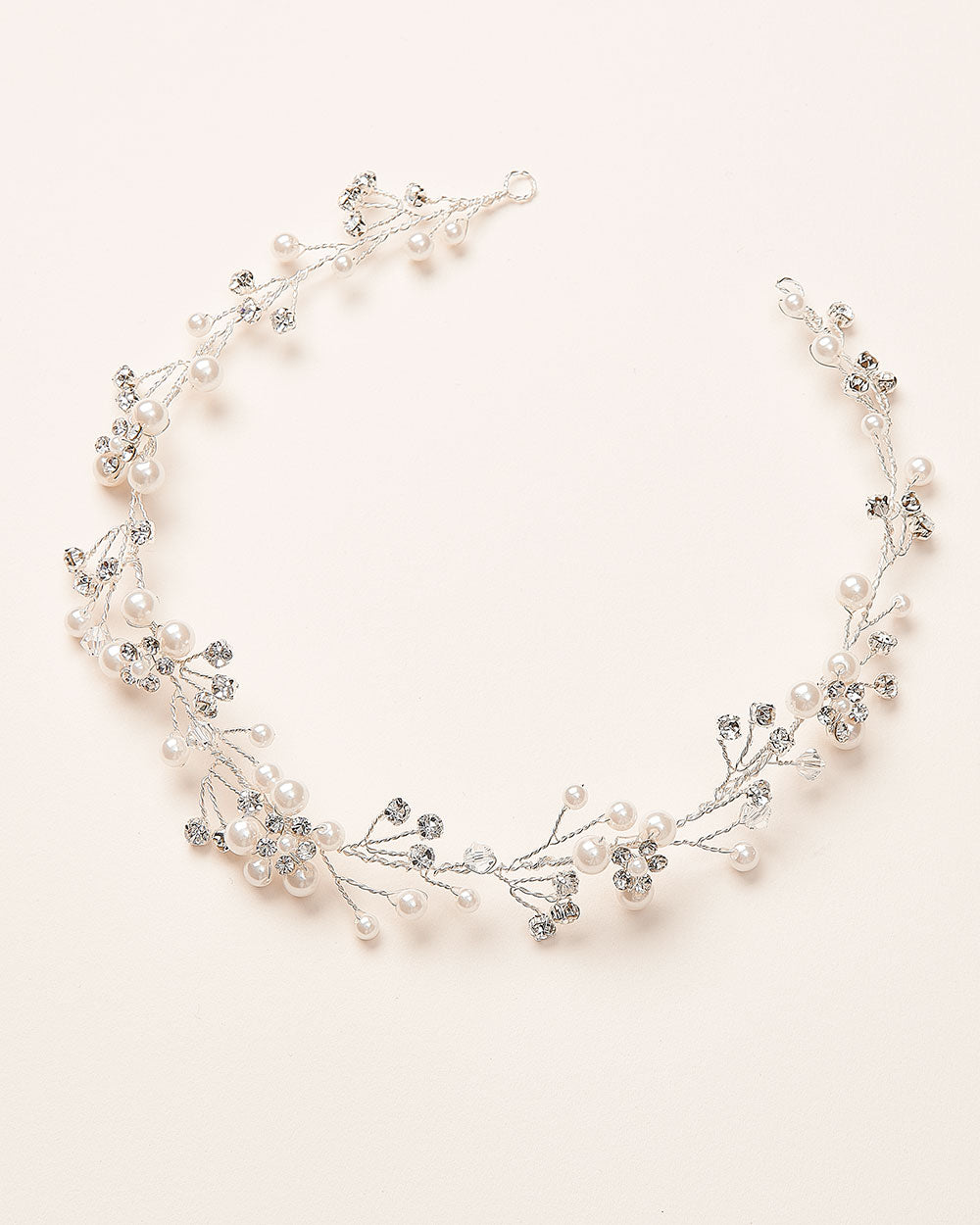 Elegant Floral Hair Vine Headband - Boho Wedding Bridal Hair Accessories for Women, Perfect for Weddings, Parties, and Special Occasions