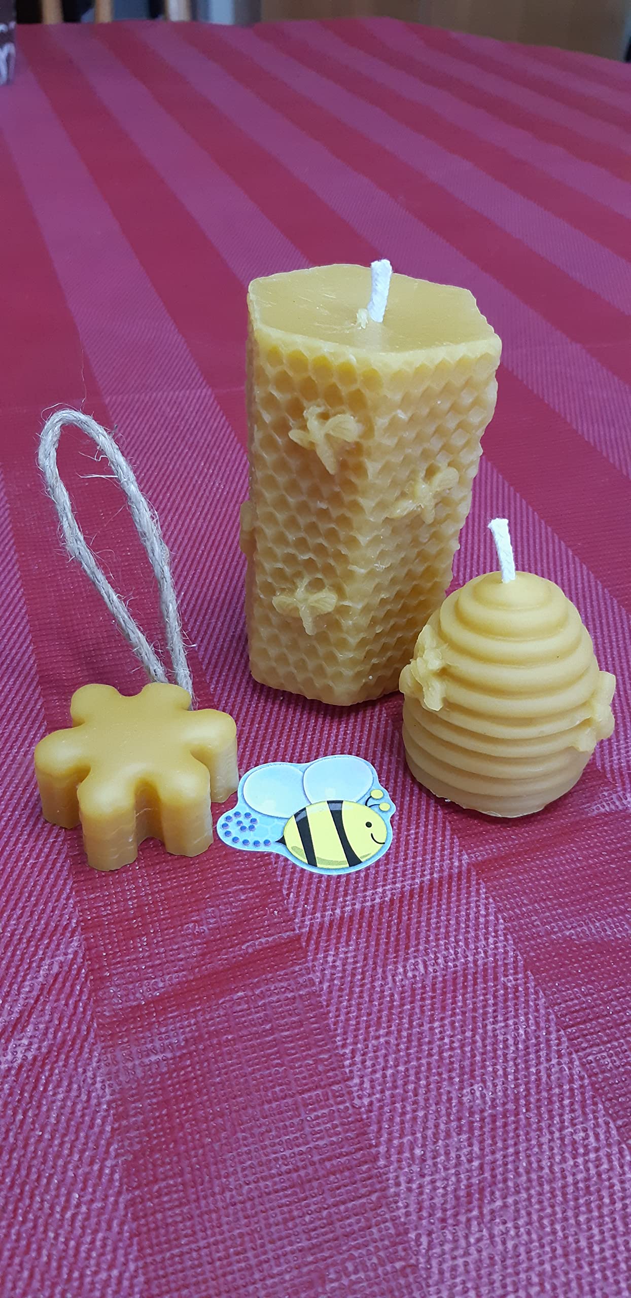Pure Beeswax Candles Hand-Poured in USA | Natural, Eco-Friendly, Long-Lasting Scented Candles for Home, Relaxation & Aromatherapy