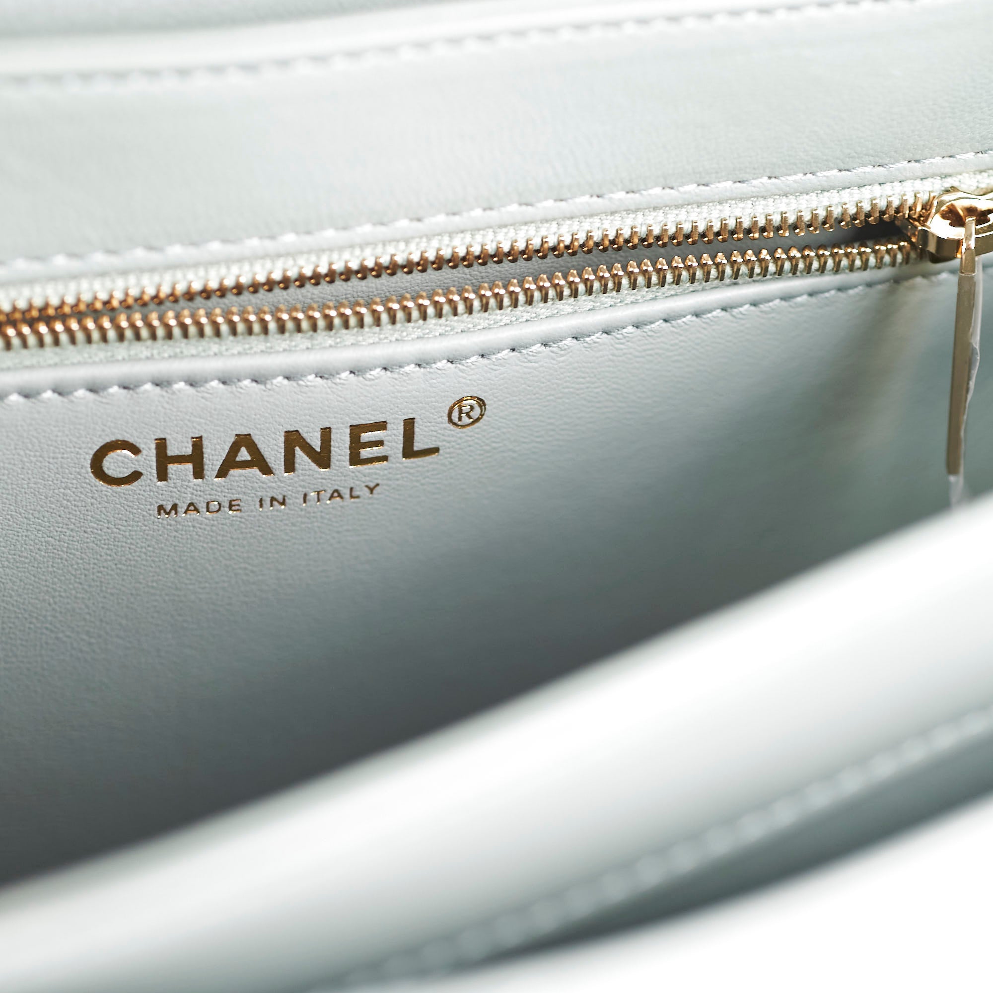 Chanel Large Trendy CC Top Handle Bag in Blue & Green - Luxury Designer Handbag for Women, Perfect for Parties, Work & Everyday Use