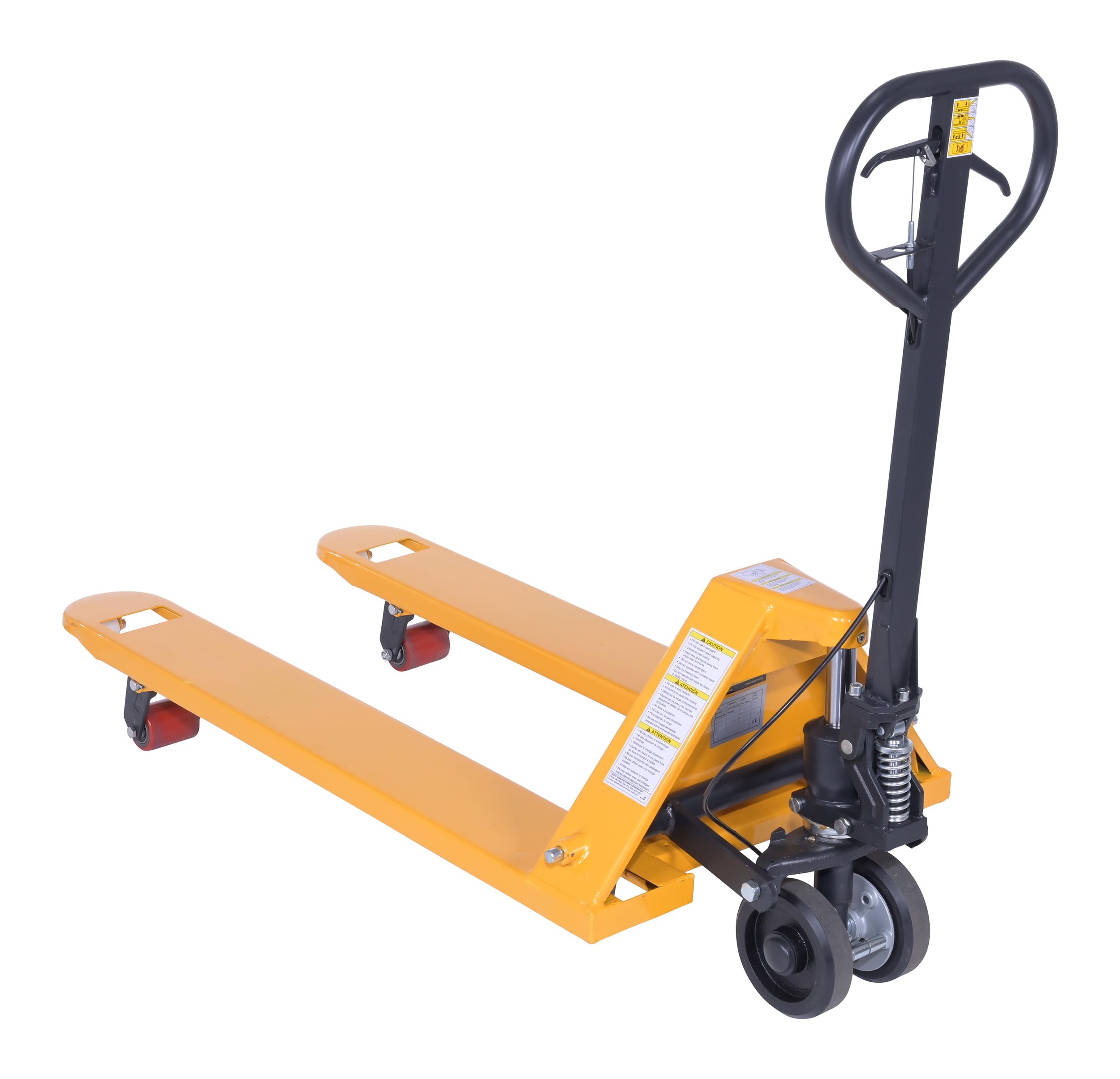 Vestil PM5-2748-DMHB Electric Pallet Jack with Dead Man Hand Brake - 5500 lb Capacity, 48