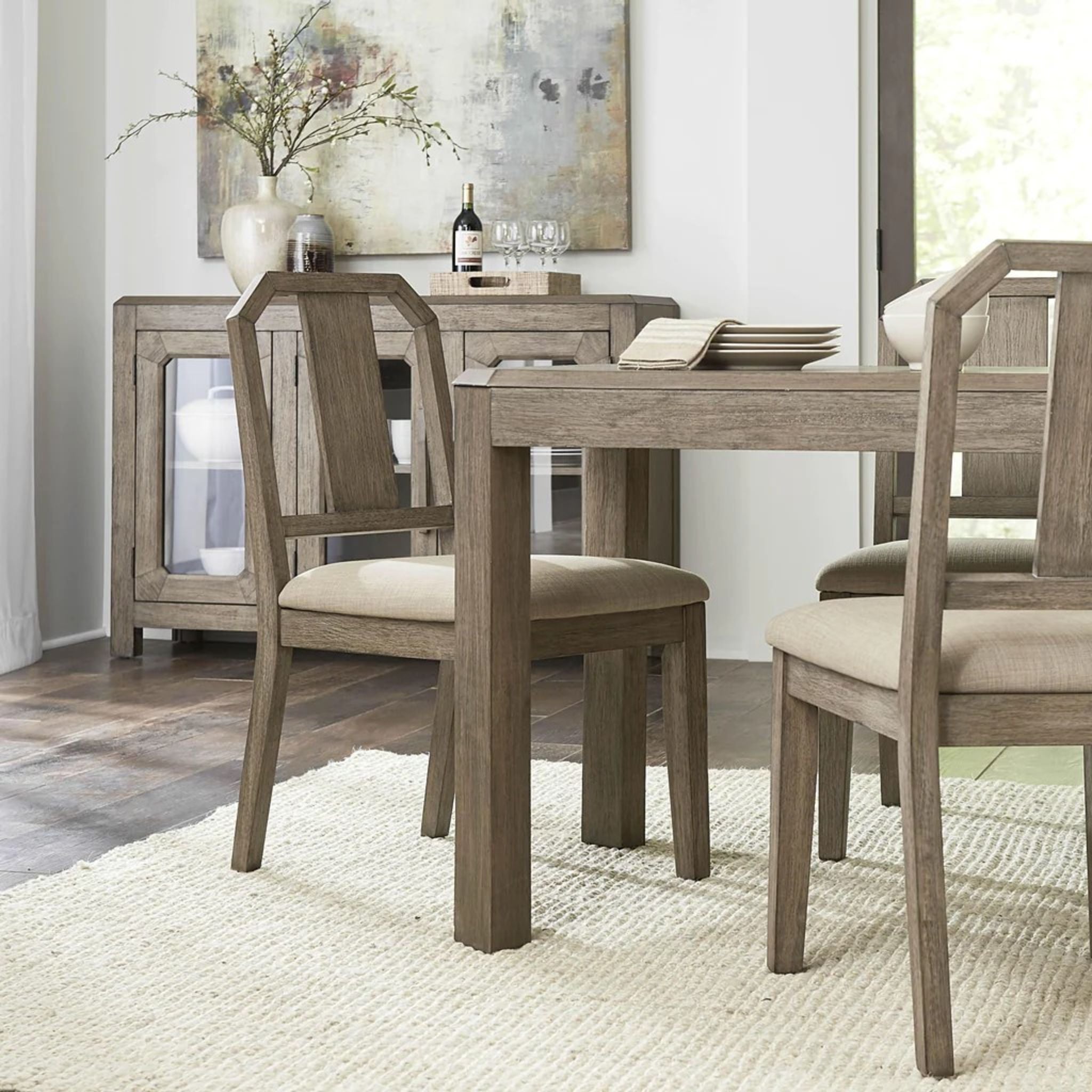 Acadia Side Chair in Toffee Brown - Modern Dining Chair with Sturdy Wooden Frame (GHCL63) - Perfect for Kitchen, Dining Room, and Home Office