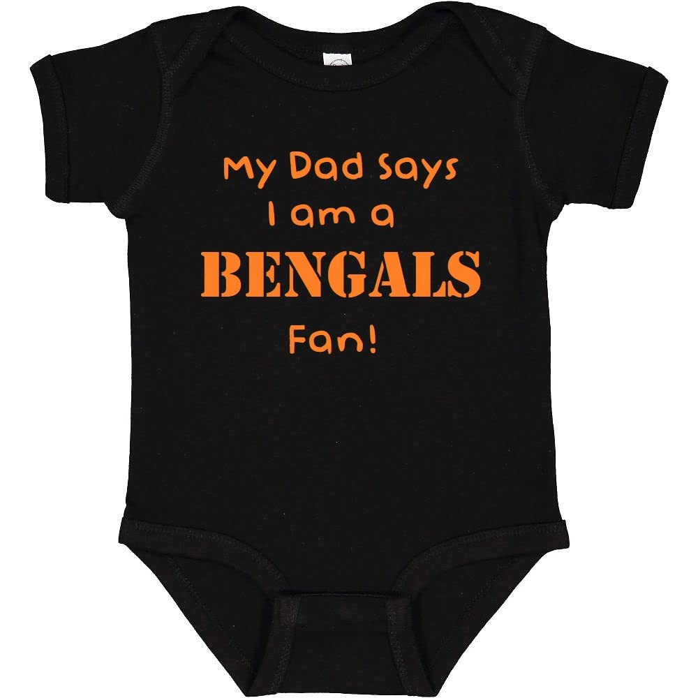 My Dad Says I'm a Fan Baby Bodysuit Creeper - Cute Newborn Outfit for Boys & Girls - Perfect for Family Photos, Holidays & Everyday Wear