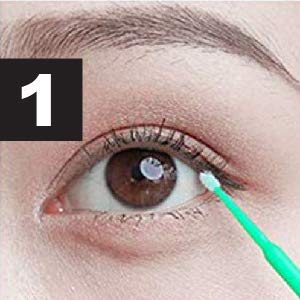 100 Pcs Disposable Micro Brushes for Nail Art, Makeup & Crafts - Portable Bottle Pack for Salon, Home & Travel Use