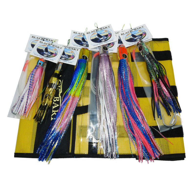 Black Bart Pelagic Pounder Lure Pack - Premium Saltwater Fishing Lures for Tuna, Marlin & Sailfish - Perfect for Offshore Deep Sea Fishing Adventures