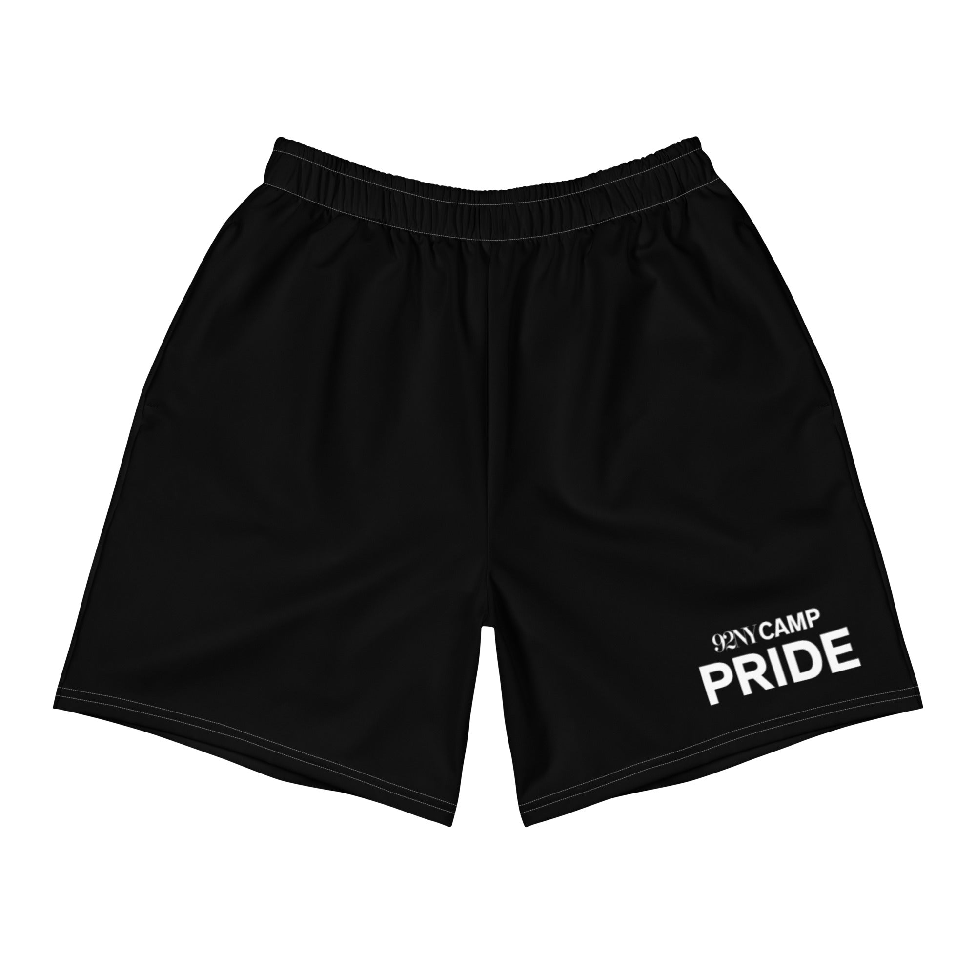 92nd St Athletic Black Running Shorts for Men - Lightweight Quick-Dry Workout Shorts with Pockets - Perfect for Gym, Jogging, and Outdoor Sports