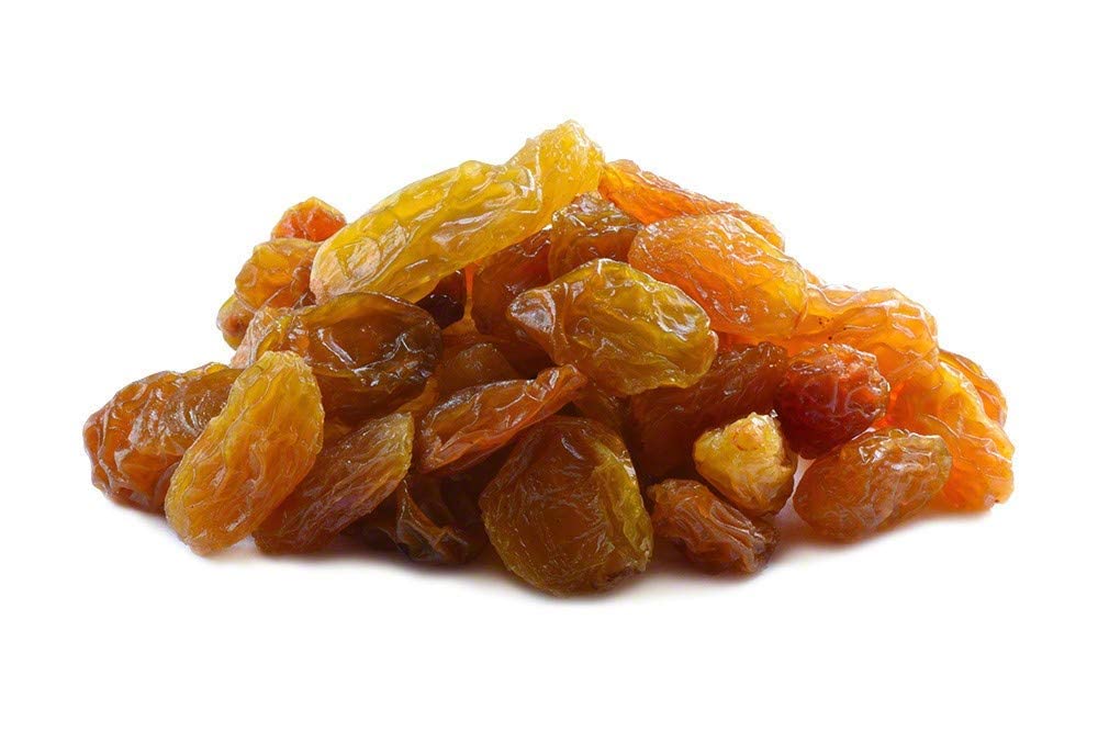 Organic Golden Raisins 5lb Bulk Pack — Sun-Dried Jumbo Raisins for Baking, Snacking & Healthy Recipes — Perfect for Granola, Trail Mix & Yogurt Toppings