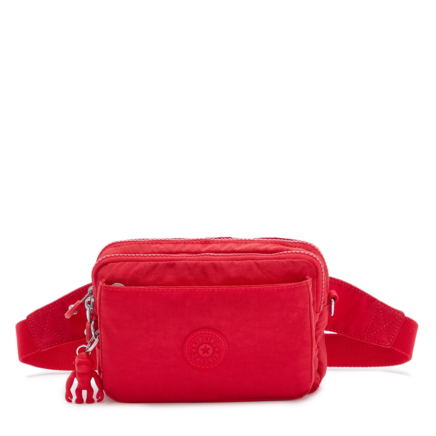 Kipling Abanu Multi Convertible Crossbody Bag for Women - Lightweight Travel Purse with Adjustable Strap, Roomy Interior (Red Rouge) | Perfect for Work, Gym & Everyday Use