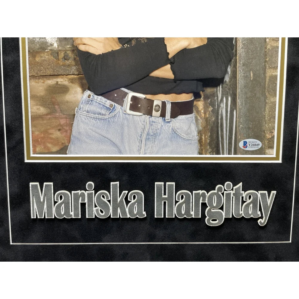 Mariska Hargitay Autographed Law & Order SVU 11x14 Photo Framed with BAS COA - Olivia Benson Collectible Memorabilia - Perfect for TV Show Fans, Office Decor & Gift for Crime Drama Lovers