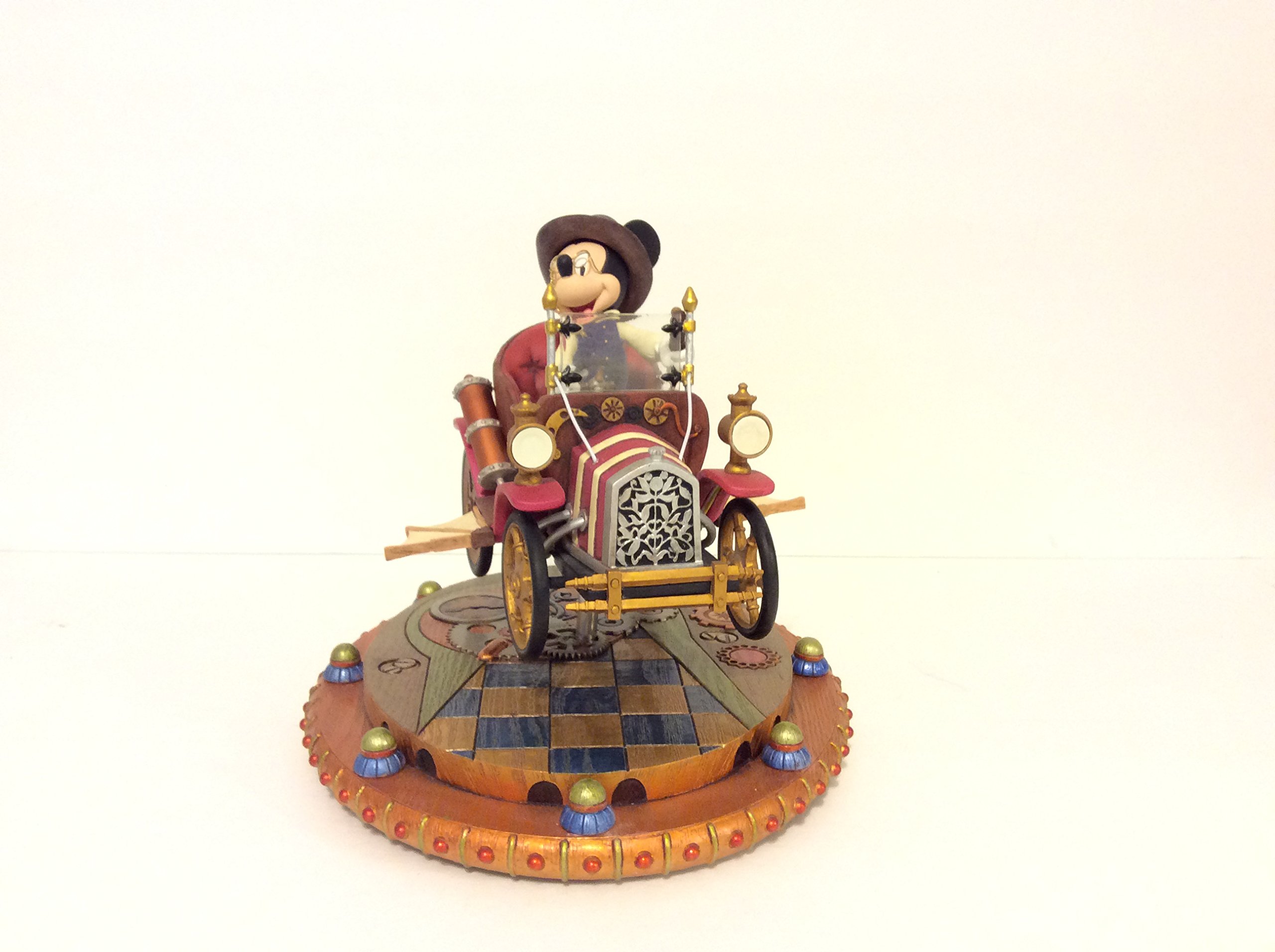 Disney Steampunk Mickey Mouse Figurine - Medium Size Collectible Toy for Disney Parks Fans | Perfect for Home Decor, Office Display, and Gift Giving