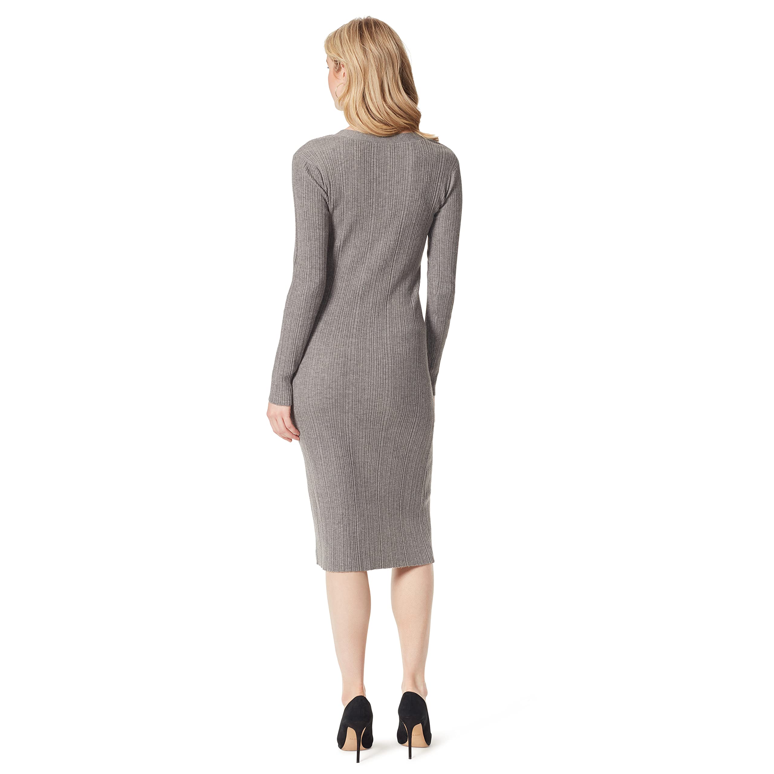 Jessica Simpson Women's Austyn Long Sleeve Cardigan Dress - Soft Knit Sweater Dress for Fall & Winter, Perfect for Office, Date Night and Casual Outings