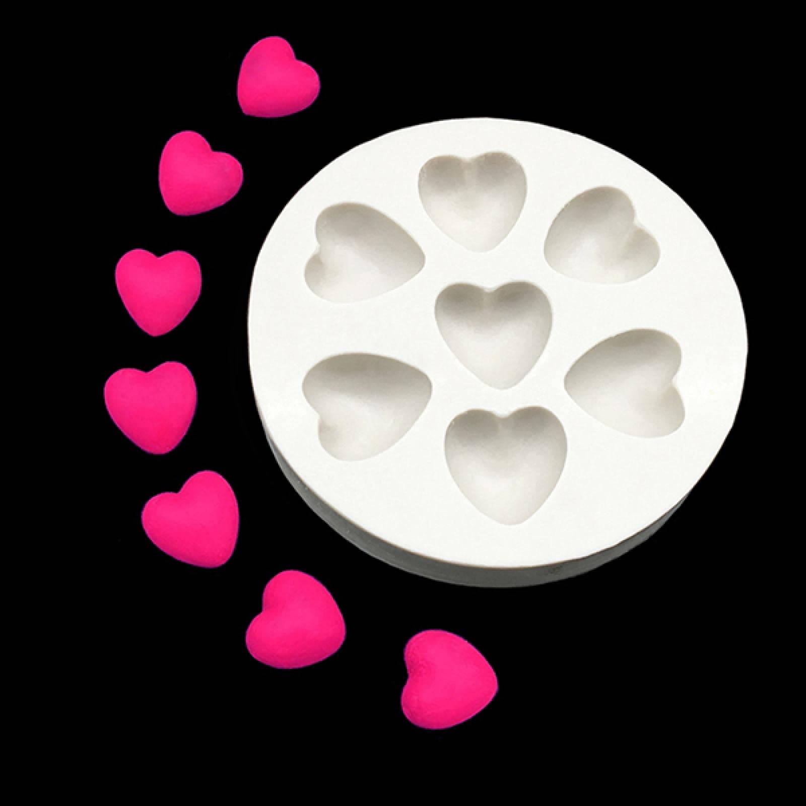 Premium Fondant Molds & Chocolate Molds Set - Heart & Lip Love Shapes for Cookies, Cupcakes, Cake Decorating - Baking Tools for DIY Desserts, Parties & Romantic Gifts