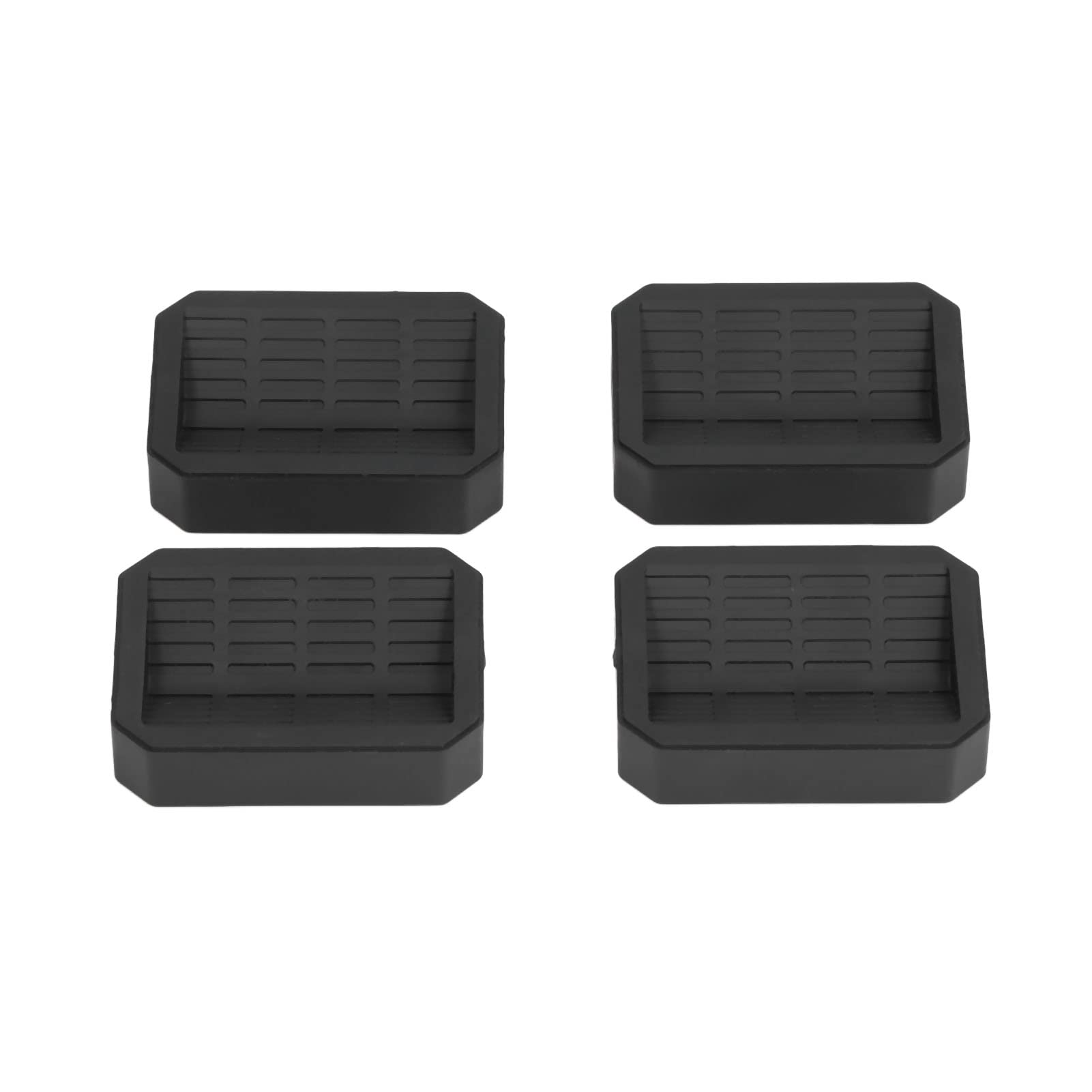 Durable Rubber Chair Caster Cups - Heavy Duty Floor Protectors for Hardwood & Tile Floors - Non-Slip Furniture Pads for Bedroom, Living Room, Office & Home Use