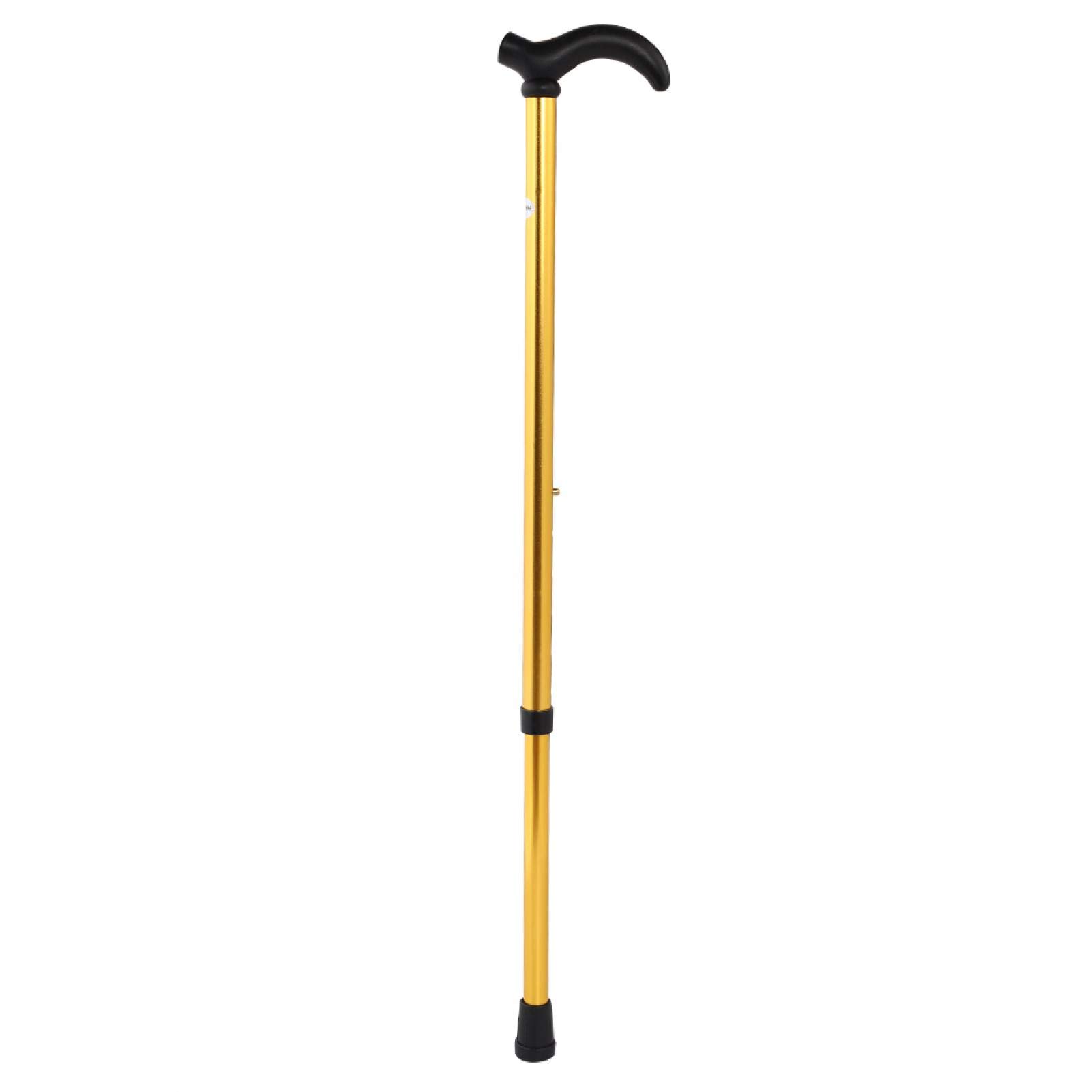 Lightweight Aluminum Alloy Folding Walking Stick - Adjustable Telescopic Hiking Cane for Outdoor Travel & Elderly Support | Perfect for Hiking, Trekking, and Daily Mobility Assistance