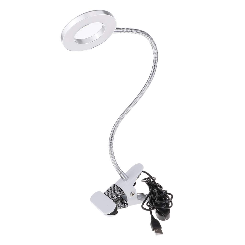 Professional USB LED Clip Desk Lamp for Microblading, Permanent Makeup & Eyebrow Tattoo - Portable Beauty Light for Salon, Skincare & Manicure - Perfect for Eyebrow Shaping, Lip Tattooing & Home Office Lighting