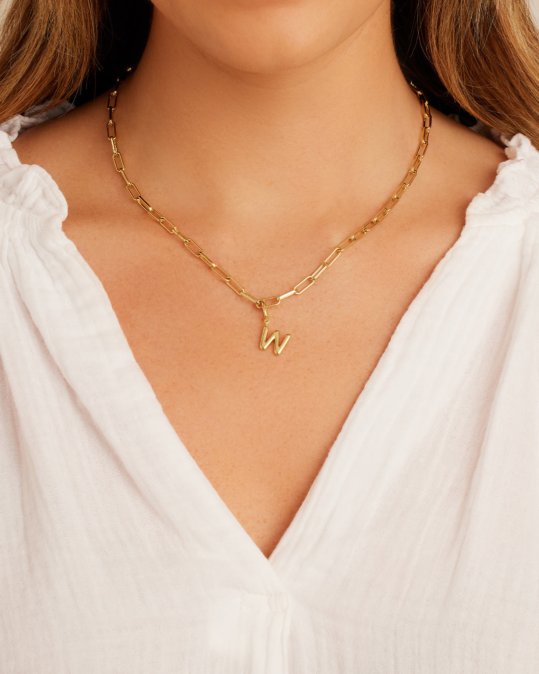 Alphabet Helium Parker Charm - Stylish Initial Letter Pendant Necklace for Women, Perfect for Gifts, Birthdays & Everyday Wear