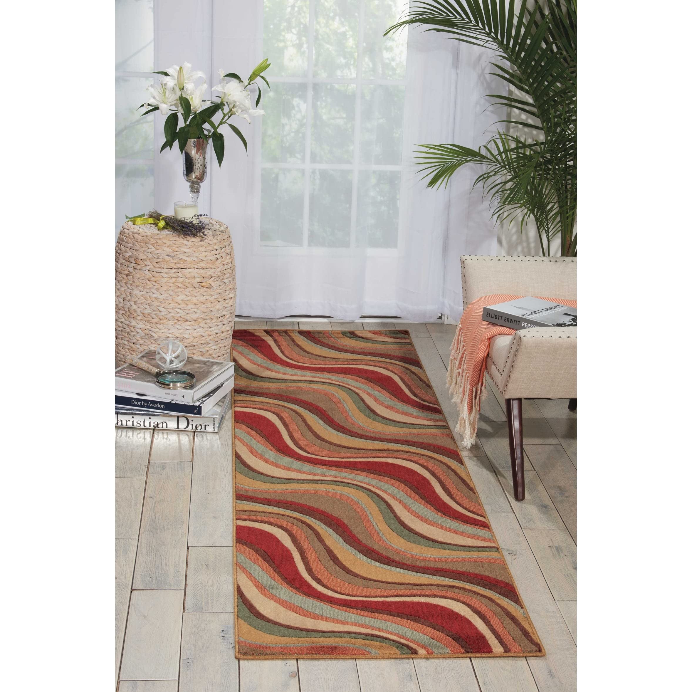 Nourison Somerset Striped Multicolor 2'3