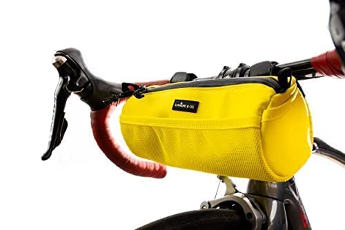 Lumiere & Co. Waterproof Bike Handlebar Bag - Front Bicycle Storage Pouch for Mountain & Road Bikes - Compact Cycling Accessories for Phone, Keys & Essentials - Perfect for Commuting, Touring & Outdoor Adventures