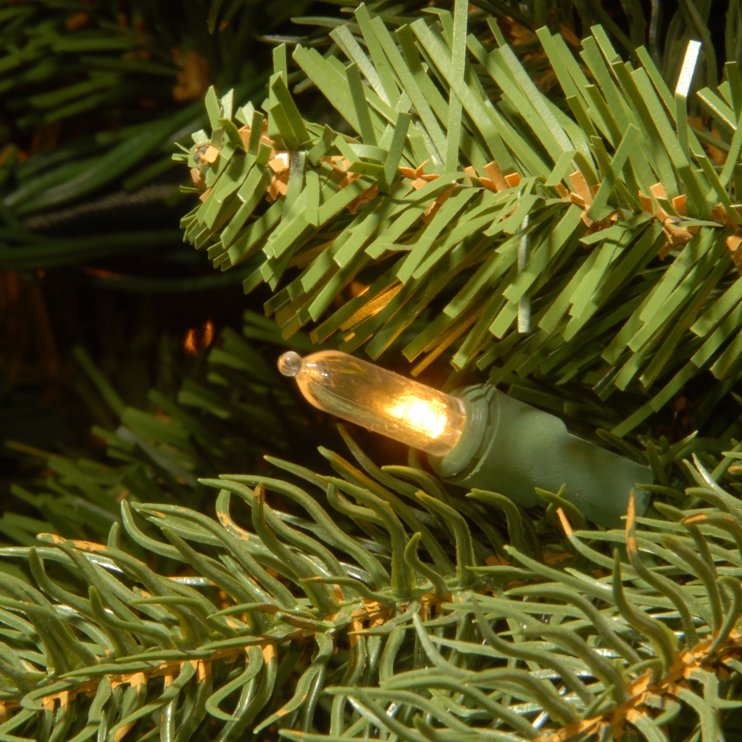 6.5 ft Pre-Lit Jersey Fraser Fir Pencil Slim Christmas Tree with 300 Clear LED Lights - Perfect for Small Spaces, Apartments & Office Decor