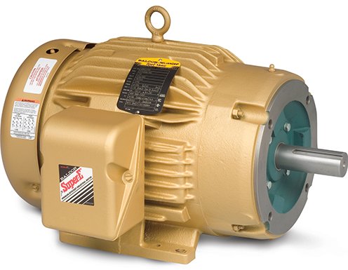 Baldor CEM3665T 3 HP Electric Motor - Heavy Duty Industrial Motor for Pumps, Fans, and Conveyors | Reliable & Durable Commercial Use