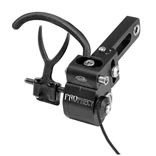 AAE Prophecy Rest RH Black - Right Handed Archery Bow Stabilizer for Improved Accuracy | Perfect for Target Practice & Hunting