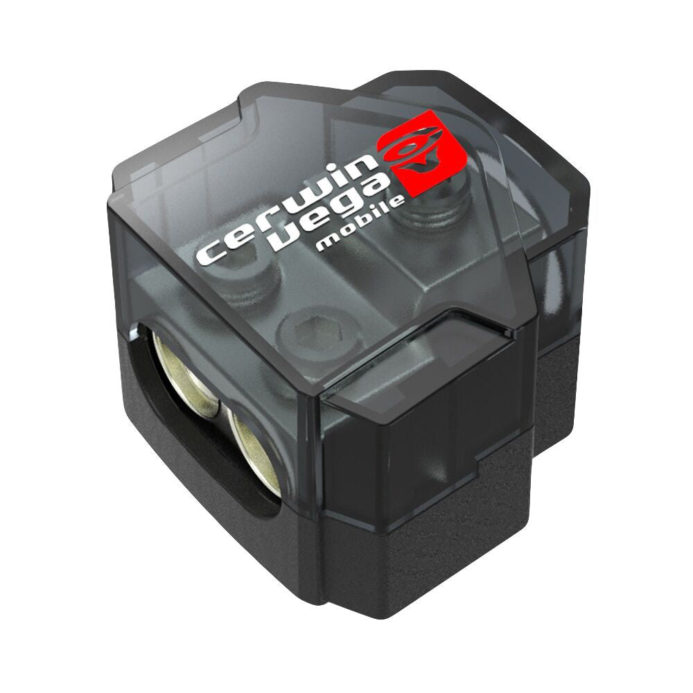 Cerwin Vega CDB200 1/4ga Input & 4/8ga Output Distribution Block - High Power Car Audio System for Amplifiers and Subwoofers