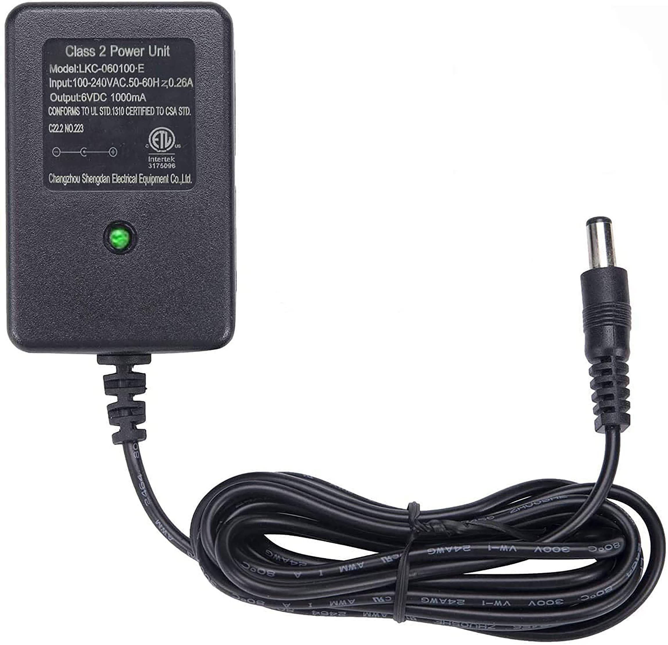 6V Battery Charger for Kids Ride-On Toys - Universal 6V Charger Compatible with Kidzone, Flybar, Bumper Cars & Best Choice Products SUV - Fast Charging & Safe Power Supply - Perfect for Indoor/Outdoor Electric Toy Vehicles