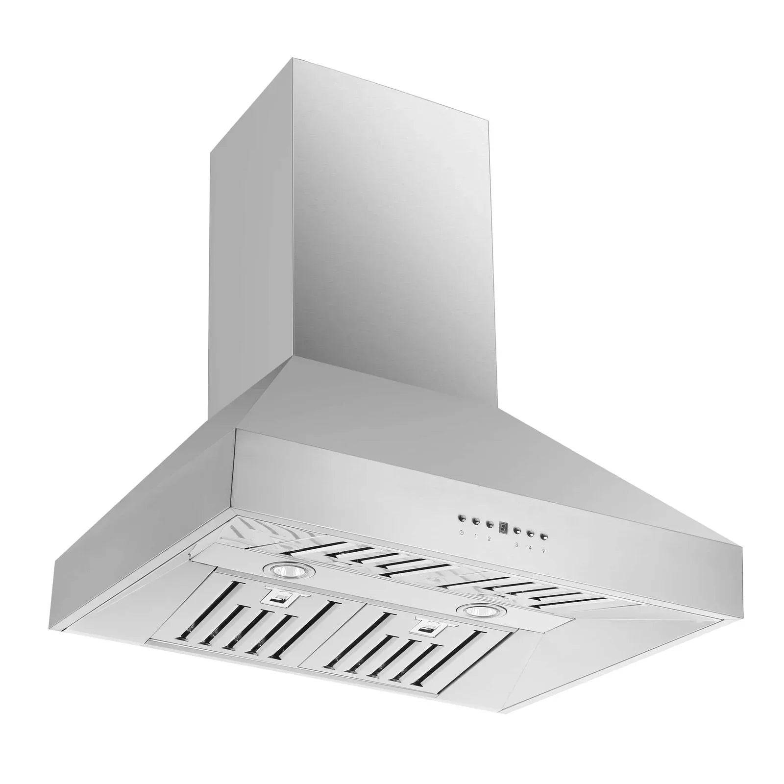 Forno 30 Inch 600 CFM Stainless Steel Wall Mount Range Hood - FRHWM5094 - Powerful Kitchen Ventilation for Smoke & Odor Removal - Perfect for Home Cooking & Grilling