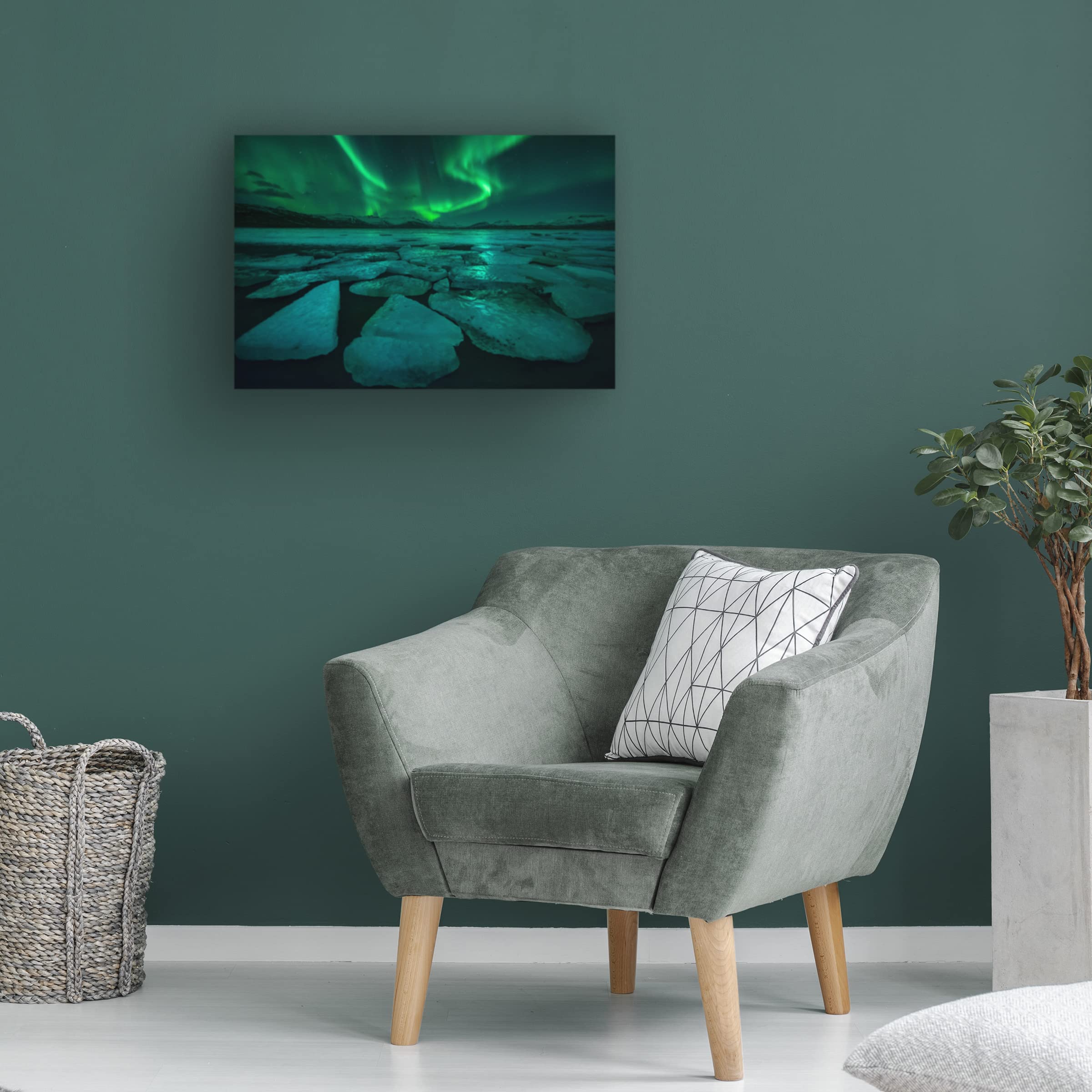 Trademark Fine Art 'Cool' Canvas Art by Sarawut Intarob - Modern Abstract Wall Decor for Living Room, Bedroom & Office