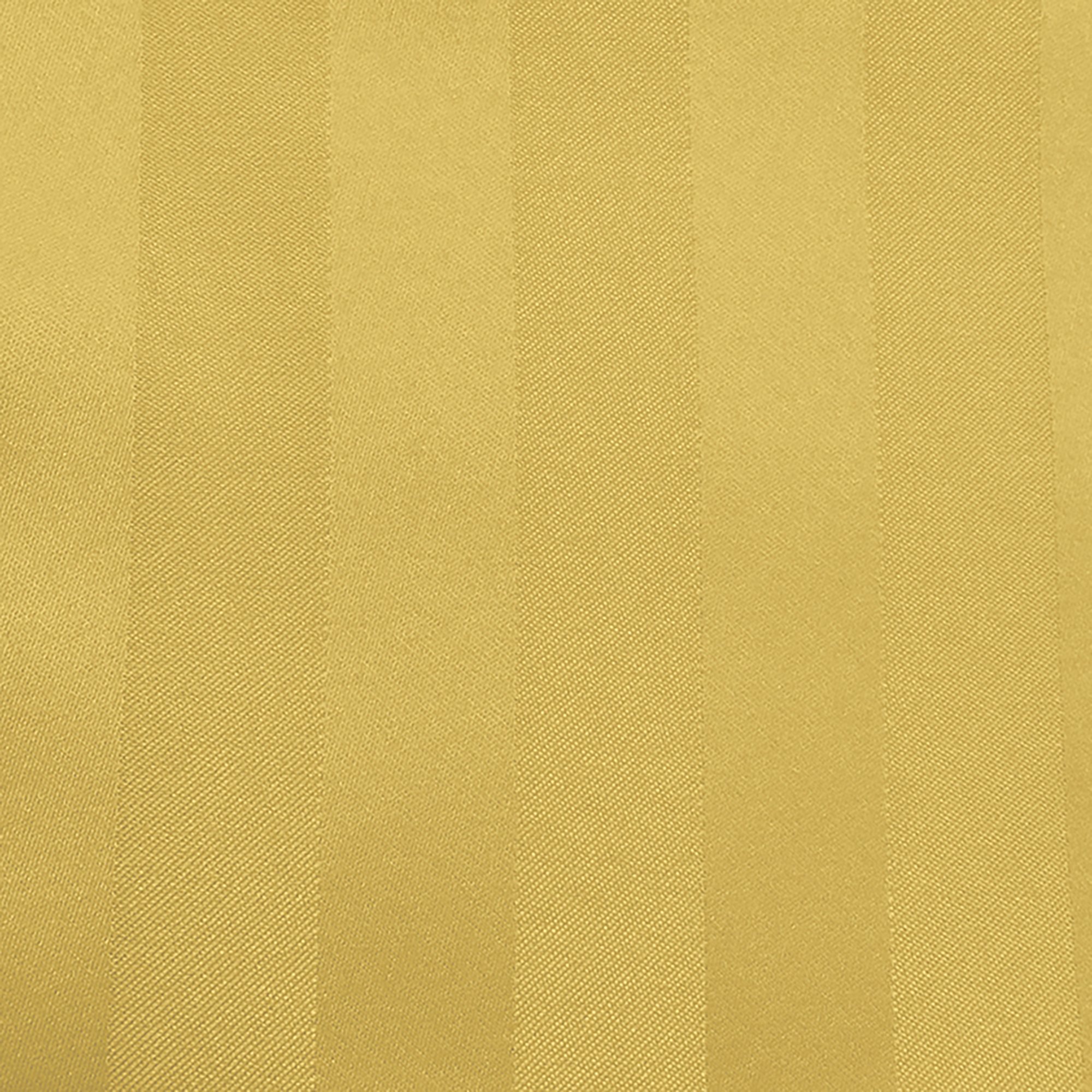 Gold Satin-Stripe 108x108 Inch Square Tablecloth for Elegant Dining